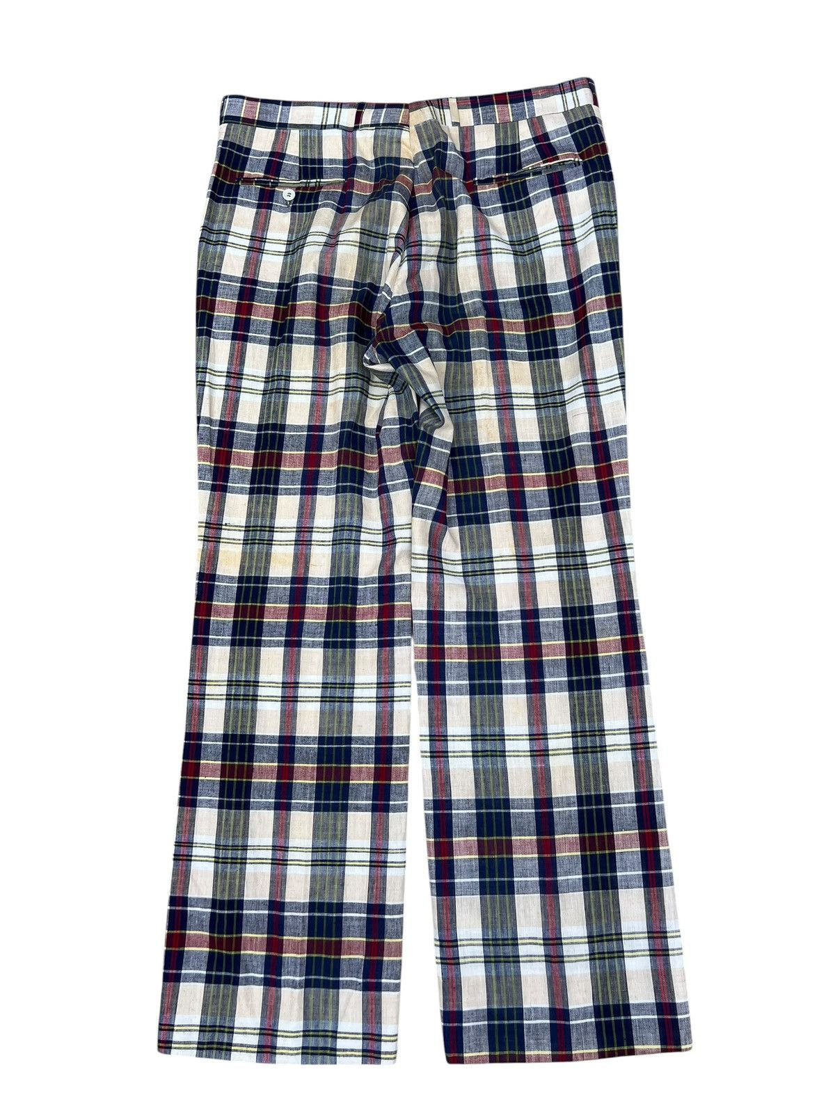 Corbin 60s 70s Hand Woven India Madras by Corbin Talon Zip Trouser Size US 36 / EU 52 - 13 Thumbnail