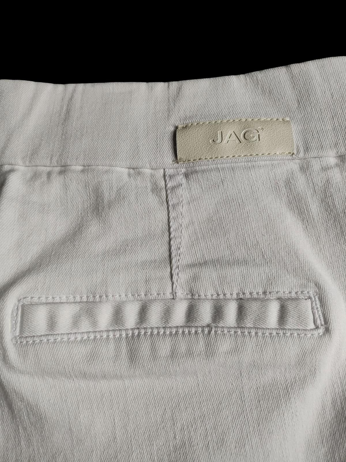 Designer JAG Jeans Gracie 5" White Shorts Size 6 Size 28" / US 6 / IT 42 - 6 Thumbnail