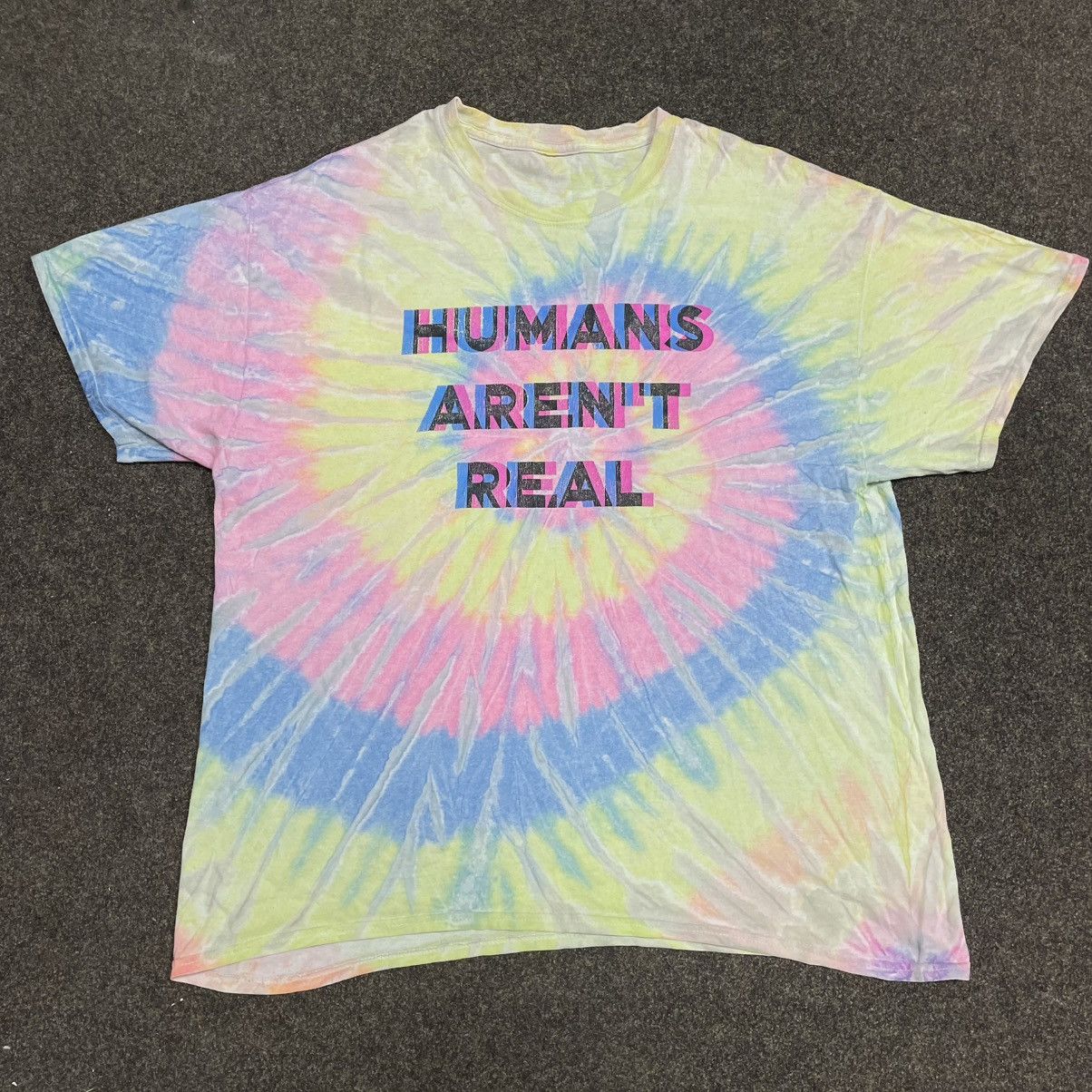 Vintage Vintage Y2K Tie Dye Graphic Tee Rave Streetwear Washed S Size US S / EU 44-46 / 1 - 1 Thumbnail