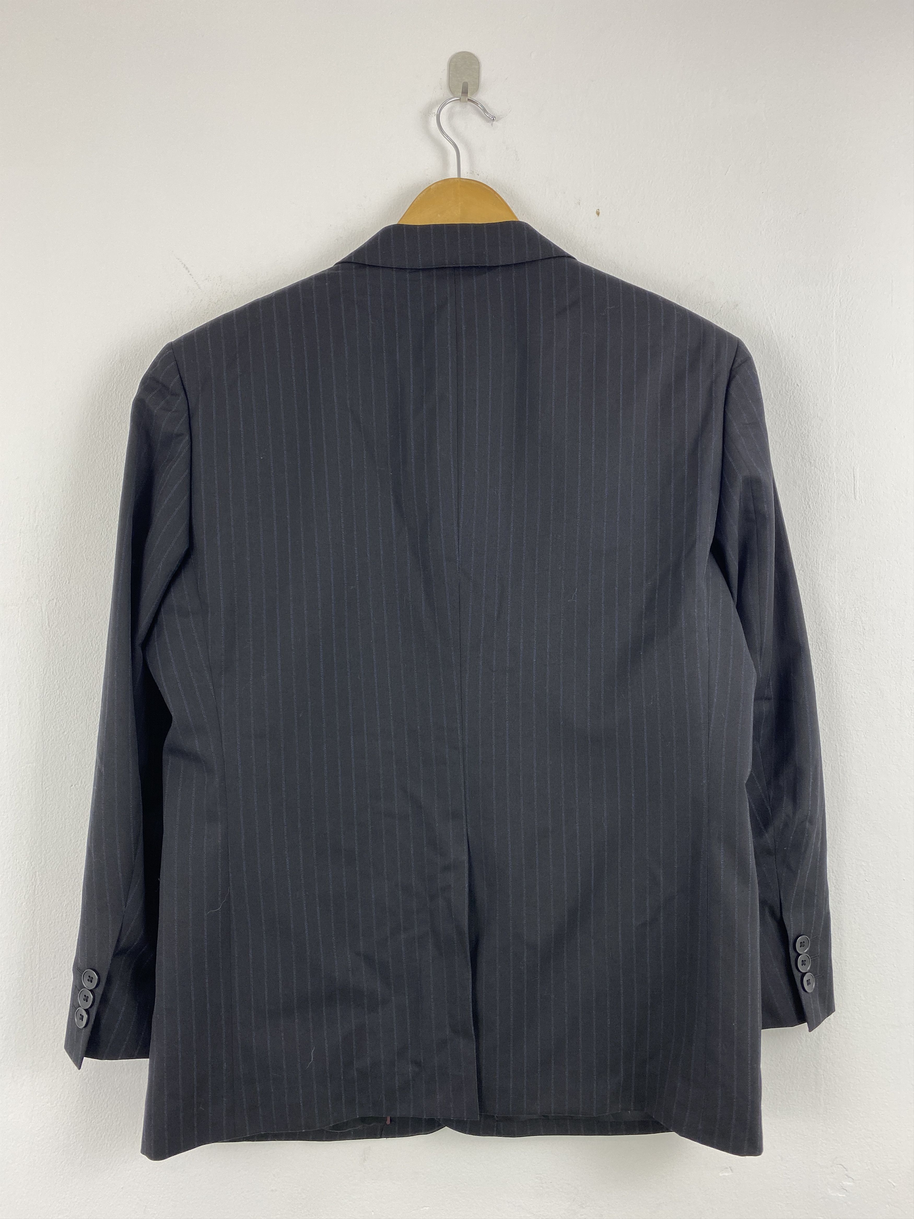 Kansai Yamamoto Vintage Kansai Yamamoto Striped Blazer Jacket JA0094 Size US L / EU 52-54 / 3 - 3 Thumbnail