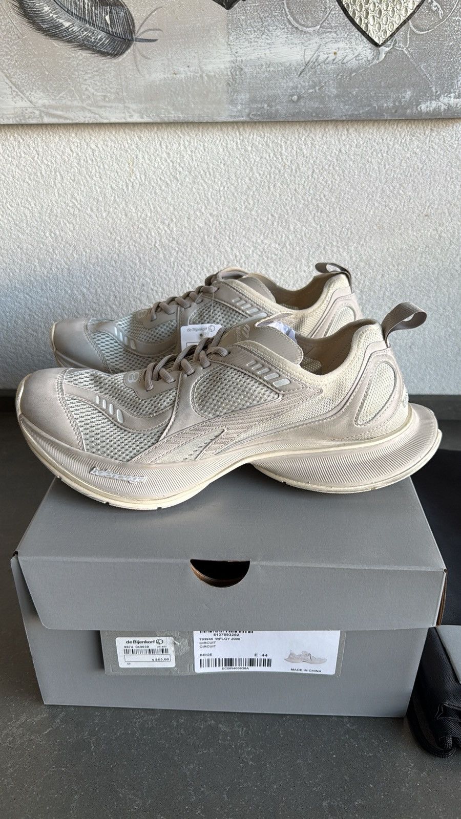 Balenciaga Balenciaga Circuit Beige Size US 11 / EU 44 - 1 Thumbnail