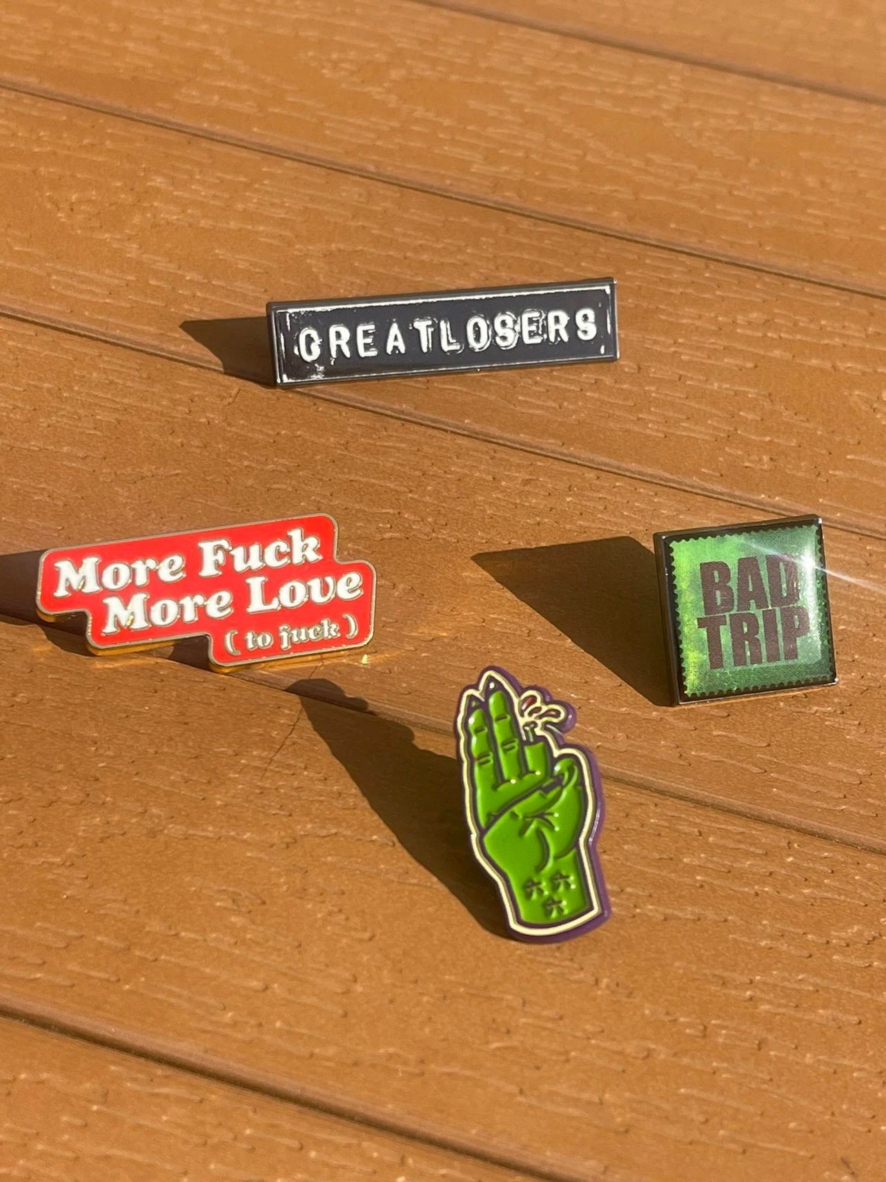 Other GREATLOSERS pins Size ONE SIZE - 2 Thumbnail
