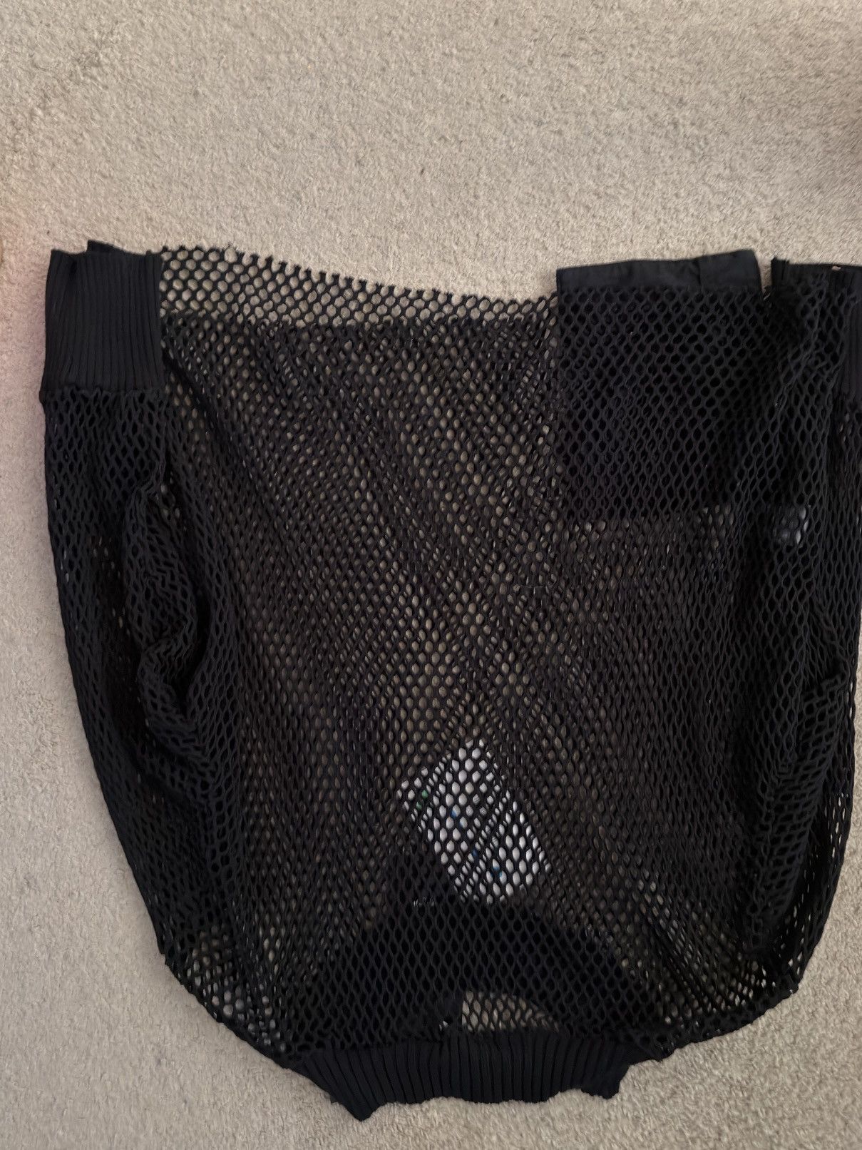 Undercover Undercover Black Knit Mesh Cropped Boxy Sweatshirt size 3 Size US M / EU 48-50 / 2 - 4 Thumbnail