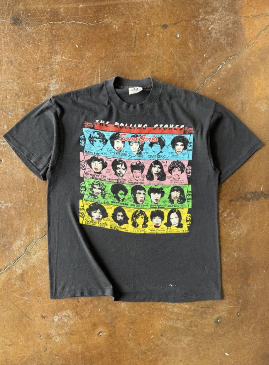 Vintage vintage 80s rolling stones grunge erd style band shirt Size US XL / EU 56 / 4 - 1 Thumbnail