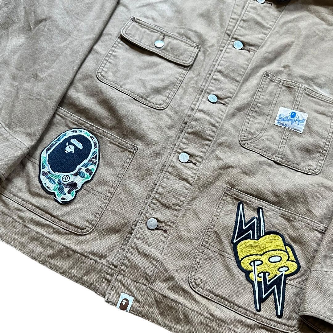 Bape XXL Bape Washed Duck Coverall Jacket Size US XXL / EU 58 / 5 - 3 Thumbnail