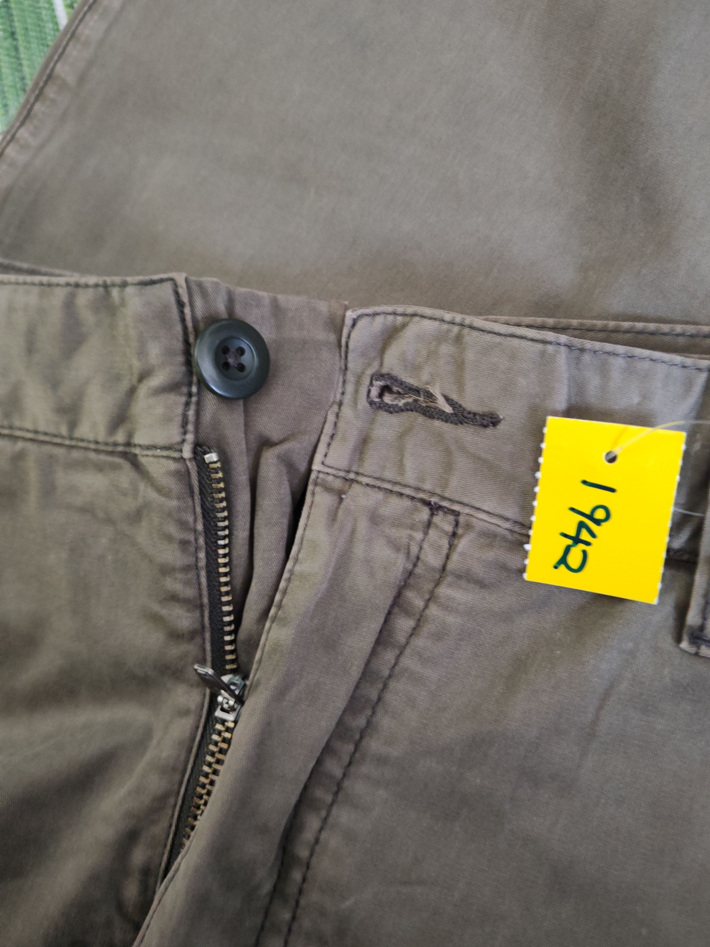 Japanese Brand DL Uniqlo Olive Multipocket Cargo Pants #1942 Size US 34 / EU 50 - 15 Thumbnail