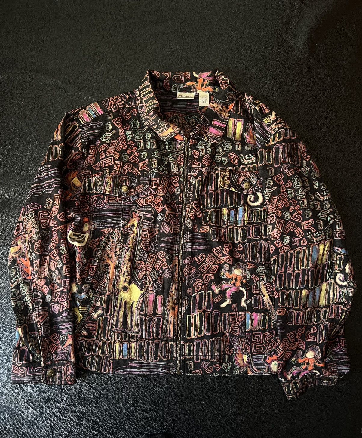 Psicodelic Monkeys Dance Chico’s Jacket