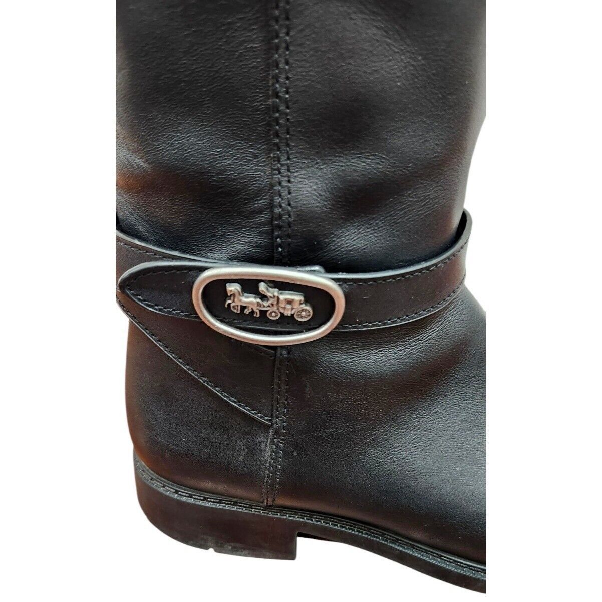 Coach COACH Walnut Horse Carriage Equestrian Riding Knee Boots Size US 7.5 / IT 37.5 - 6 Thumbnail