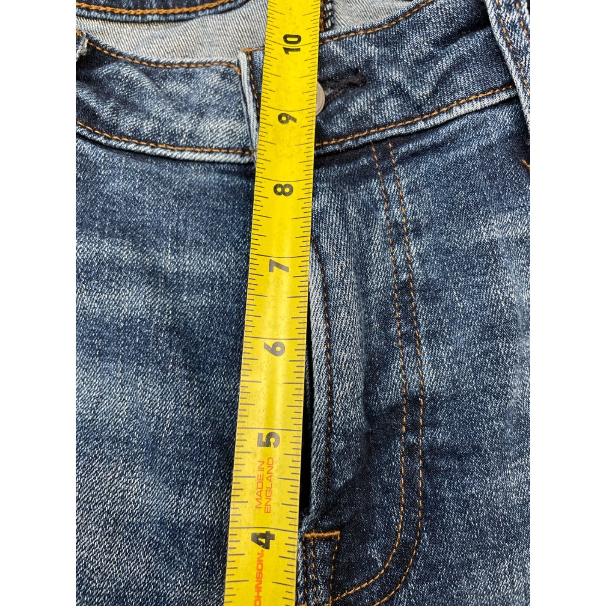 Express Express Mens Blue wash Jeans Slim fit Stretch Size 32 x 30 S Size US 32 / EU 48 - 5 Thumbnail