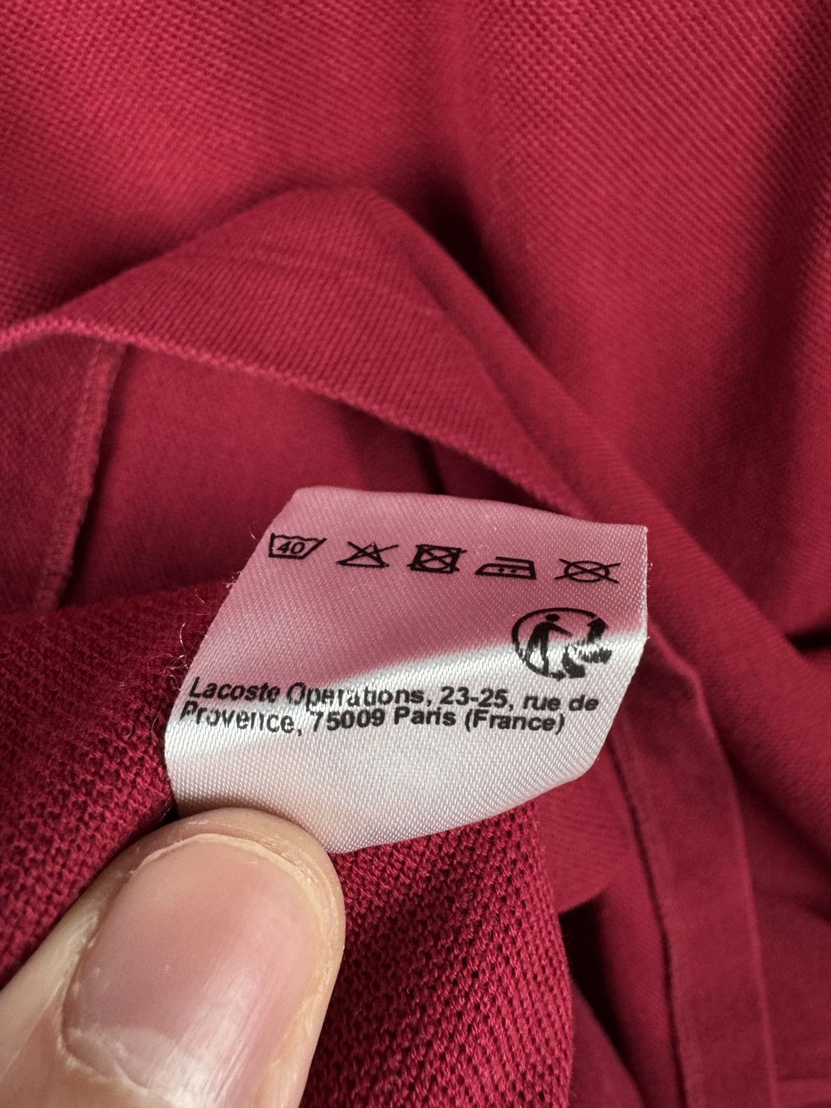 Lacoste Men’s Lacoste Polo Shirt Red Streetwear Size Small Size US S / EU 44-46 / 1 - 8 Thumbnail