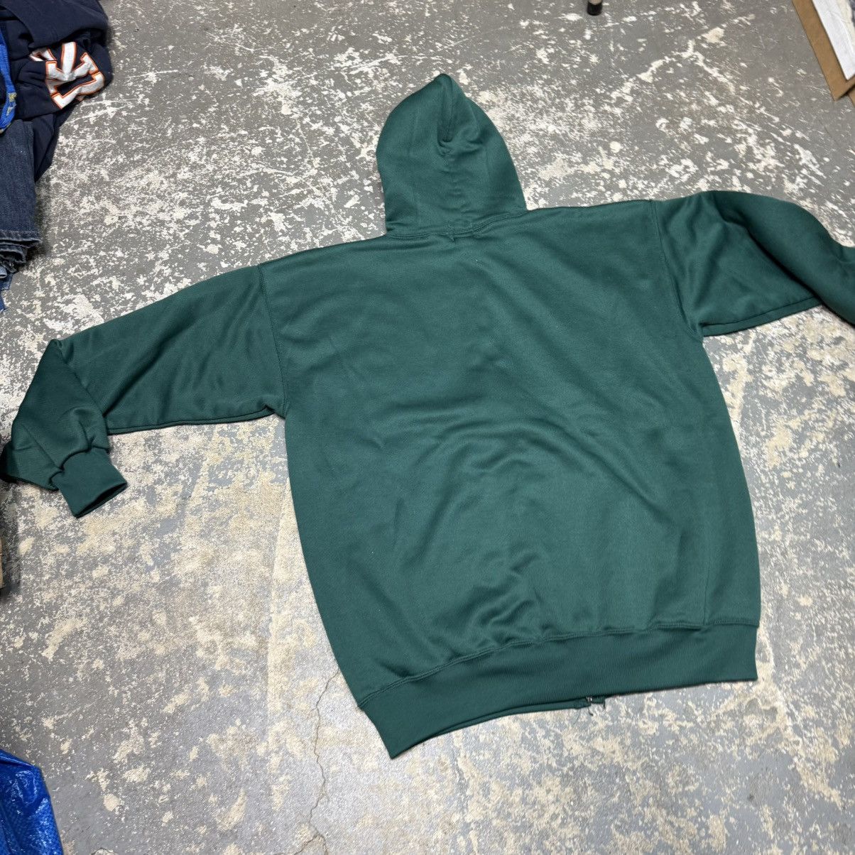 Vintage Vintage Wear Guard Green Waffle Insulated Thermal Zip Hoodie Size US XL / EU 56 / 4 - 10 Thumbnail