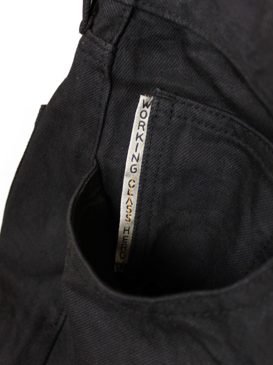 Kapital KAPITAL 14oz Black x Black Denim Club Baggy 5-Pocket Pants Size US 36 / EU 52 - 5 Thumbnail