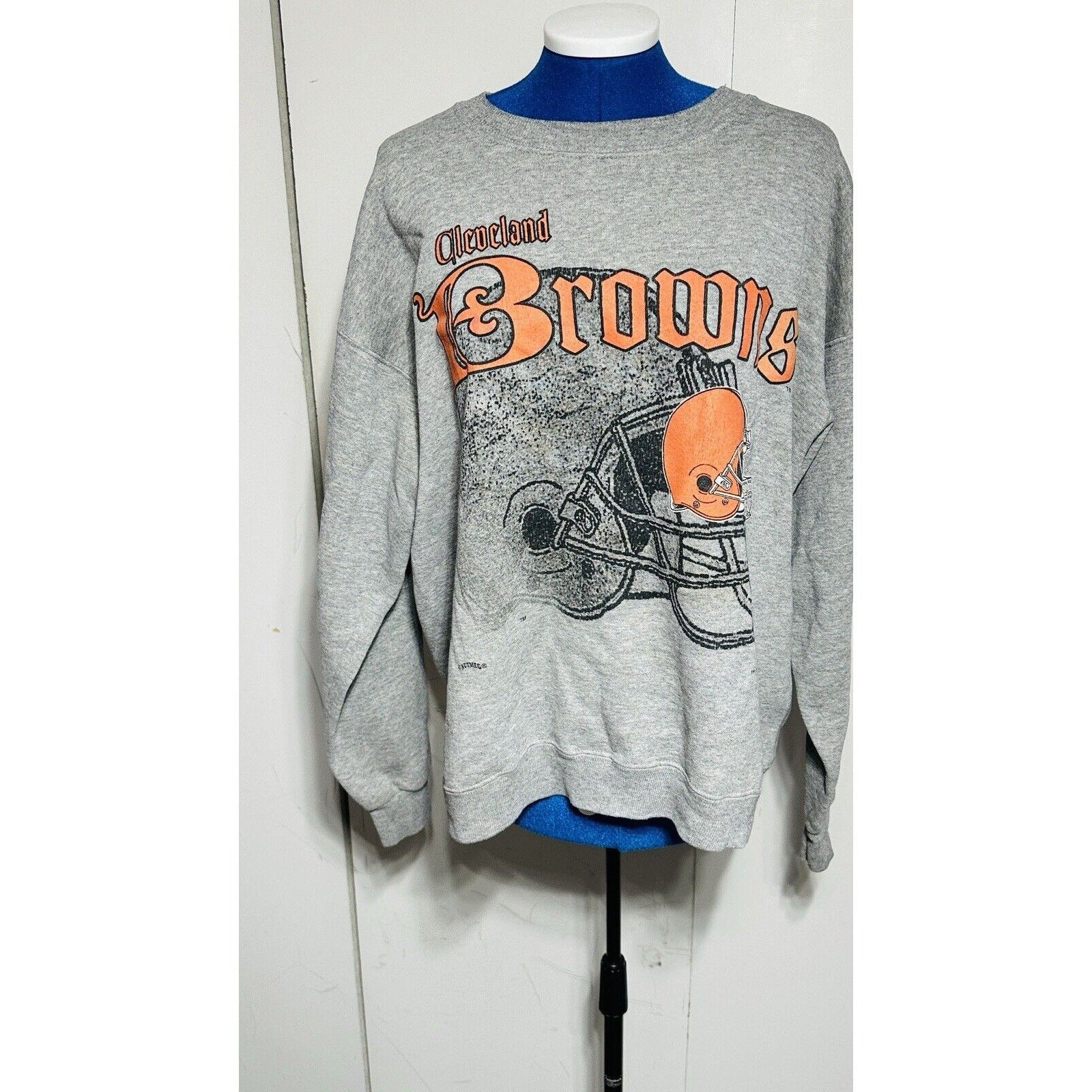 Nutmeg Vintage Cleveland Browns Crewneck Sweatshirt Size Large Size US L / EU 52-54 / 3 - 1 Thumbnail
