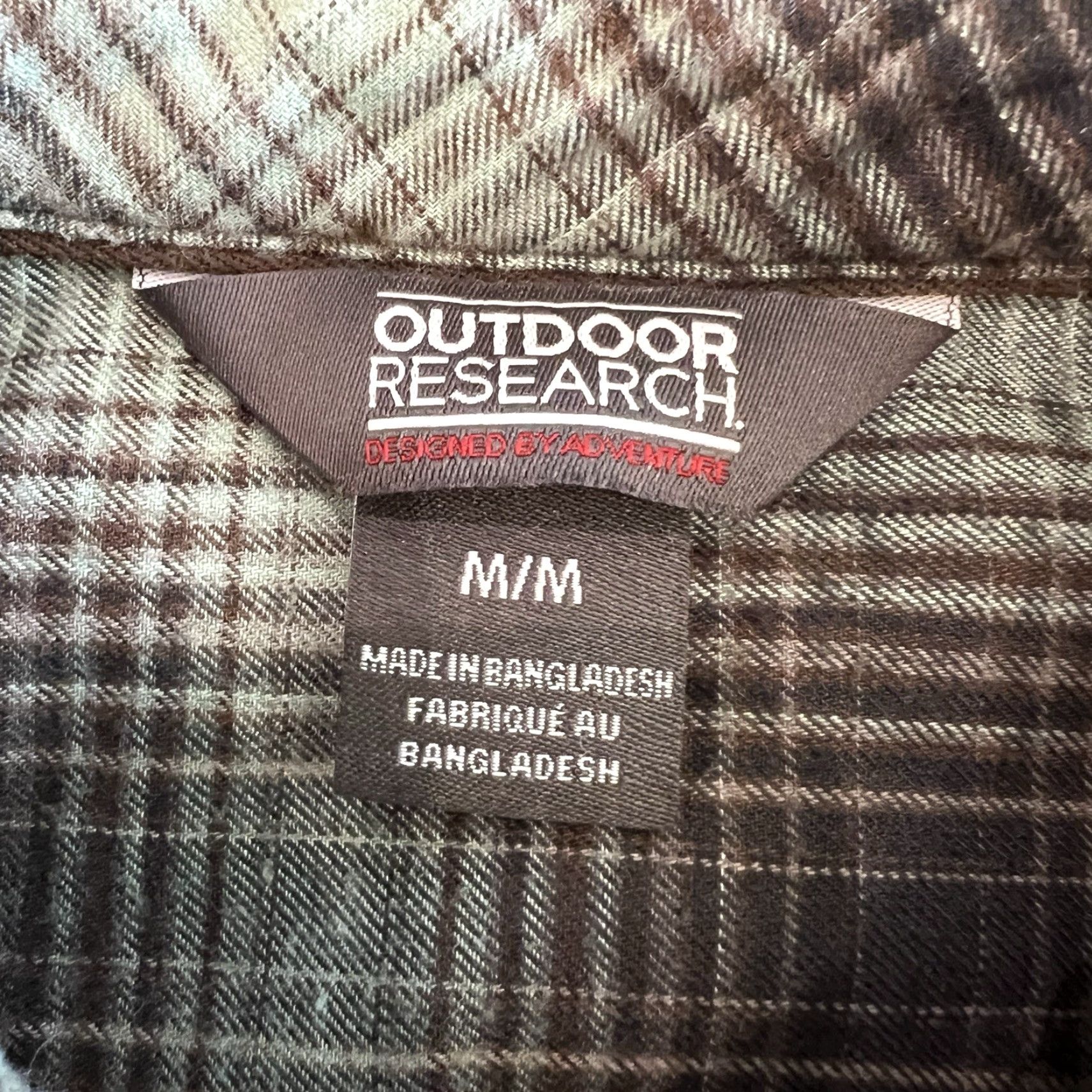 Outdoor Research VINTAGE Outdoor Research Men's Shirt Long Sleeve Collared Plaid Casual Hiking Camping M Green Size US M / EU 48-50 / 2 - 4 Thumbnail