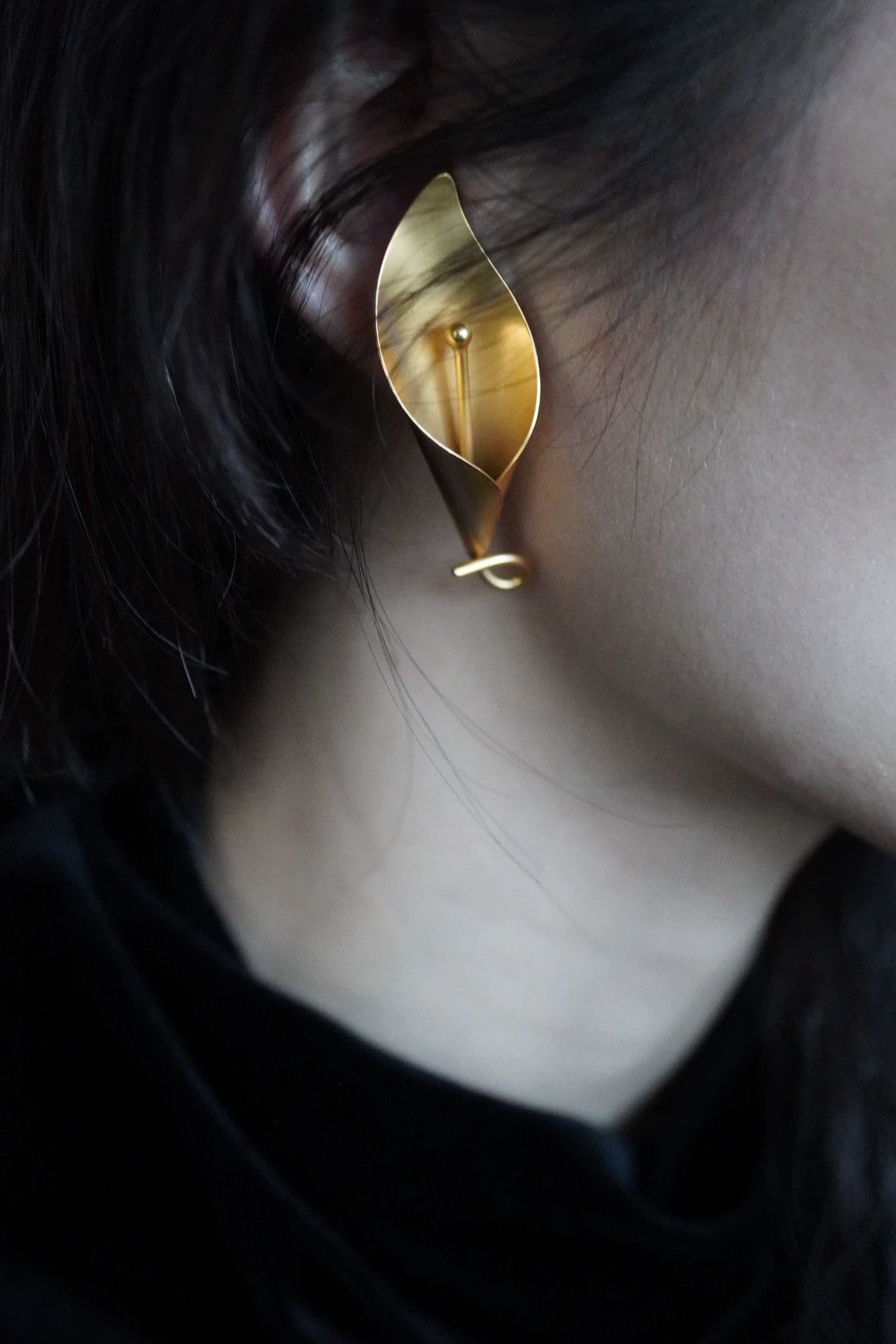 Kenzo Kenzo 1980s Rare Calla Lily Earclips Size ONE SIZE - 3 Thumbnail