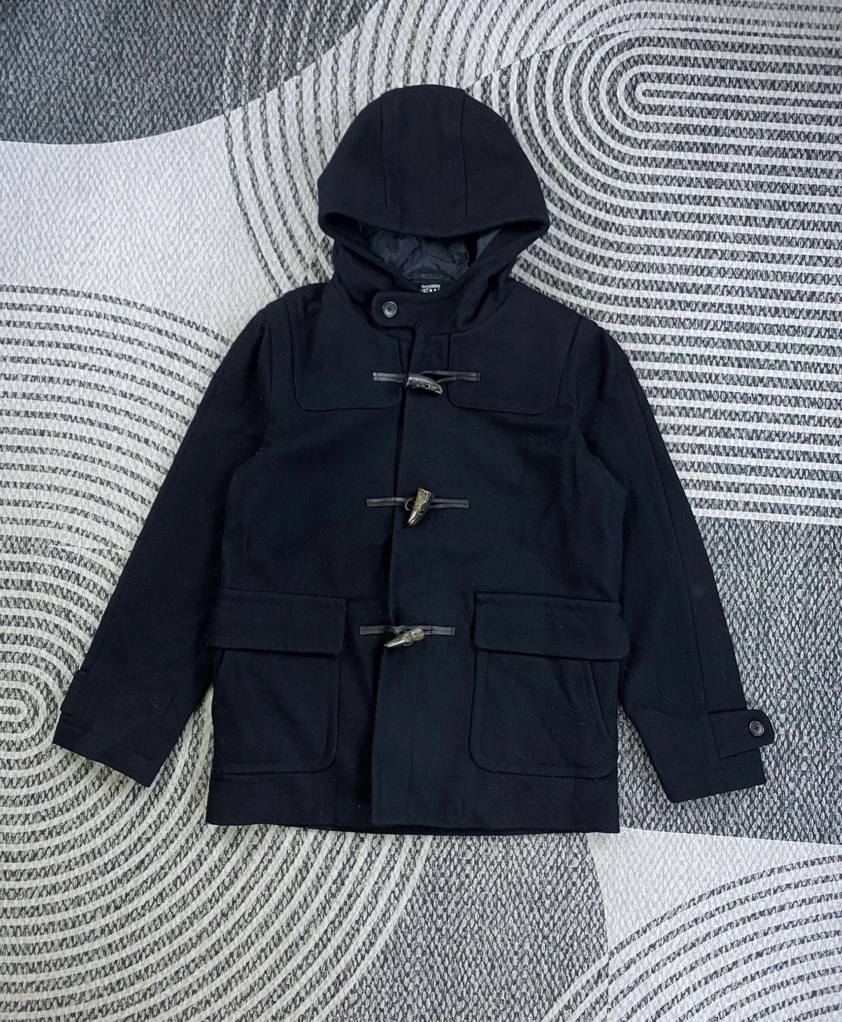 Beams Plus Vintage Beams Japan Duffle Coat Wool Jacket Size US M / EU 48-50 / 2 - 1 Thumbnail