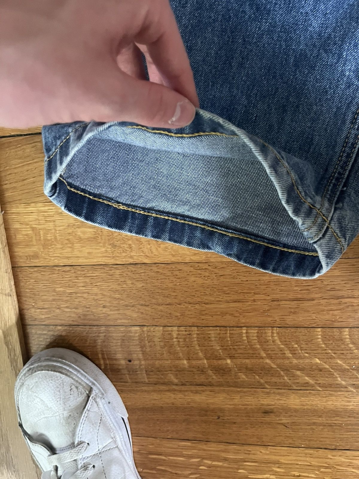 Zara Zara Baggy Dark Washed Jeans Size US 28 / EU 44 - 4 Thumbnail