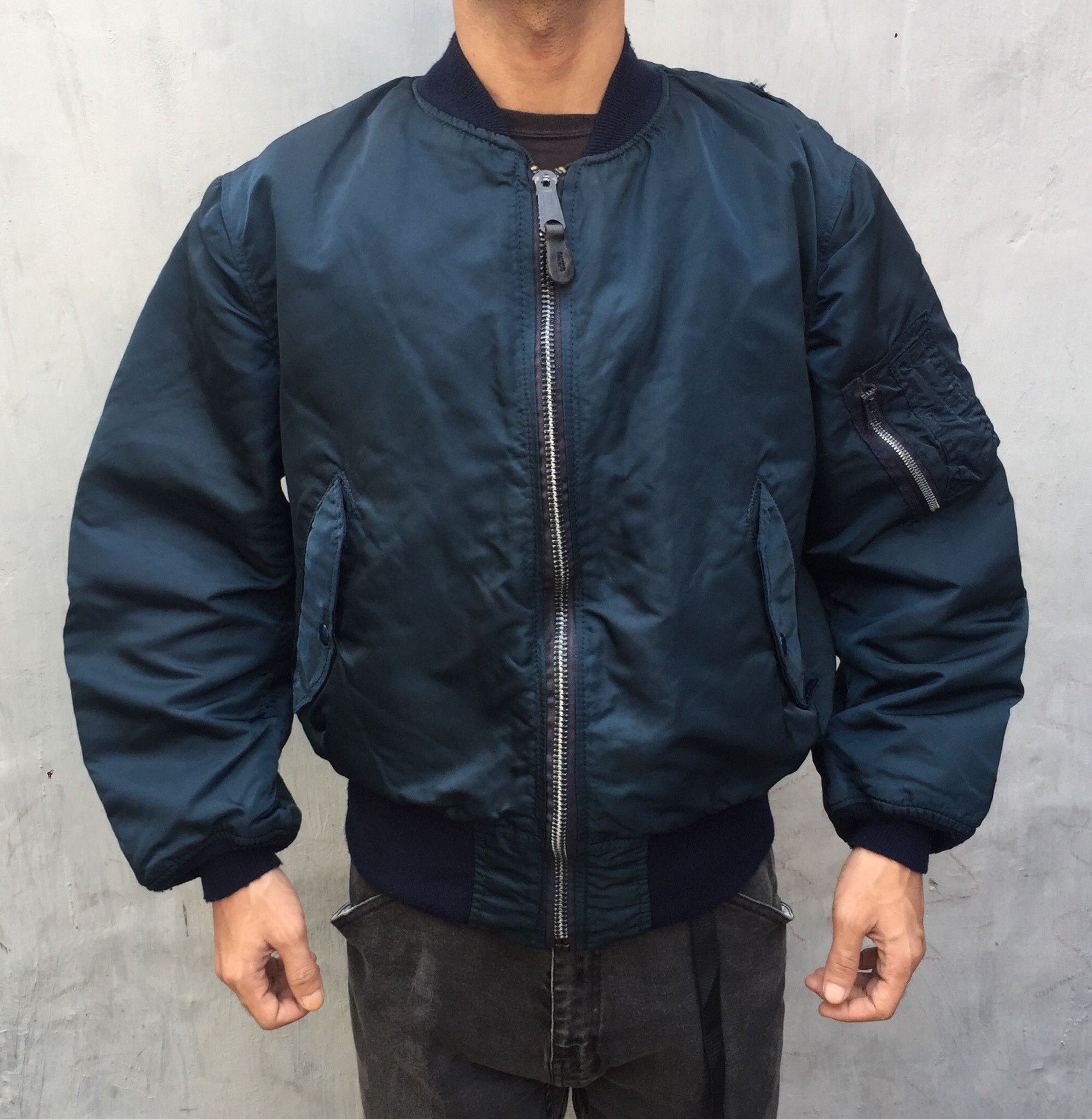 Alpha Industries 90s Alpha Industries MA-1 Bomber Jacket | Grailed