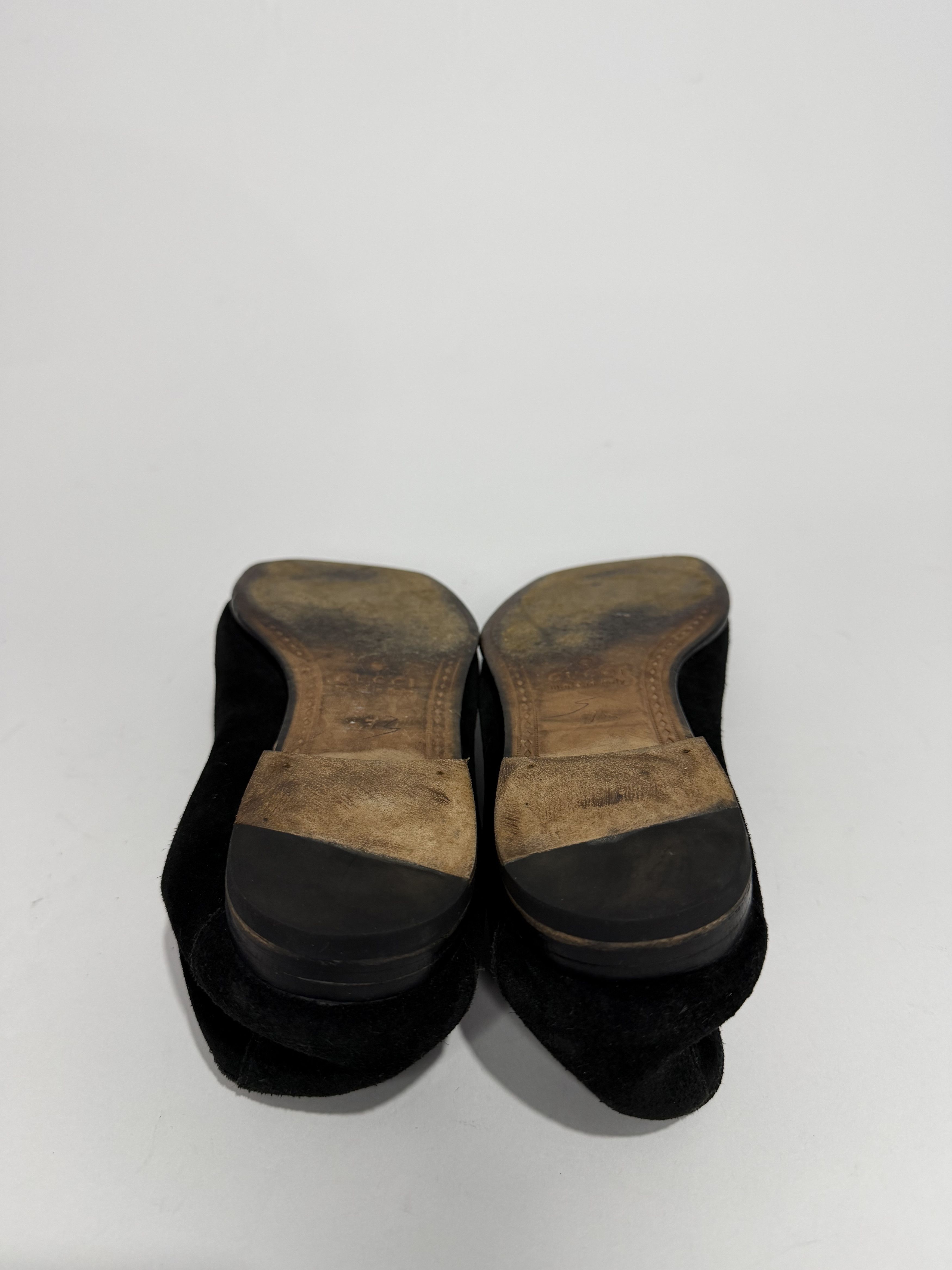 Gucci Gucci Black Suede 1953 Horsebit Loafers Size 7 UK/ 8 US Size US 8 / EU 41 - 6 Thumbnail