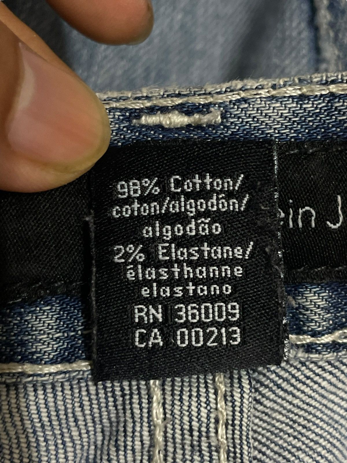 Calvin Klein Vintage Y2K Calvin Klein Jeans Blue Wash Wide Leg Size 32" / US 10 / IT 46 - 14 Thumbnail