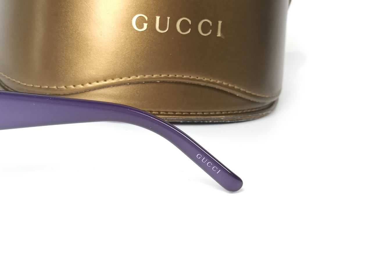 Gucci GUCCI Purple Frame Interlocking GG 3034/S Sunglasses Size ONE SIZE - 5 Thumbnail