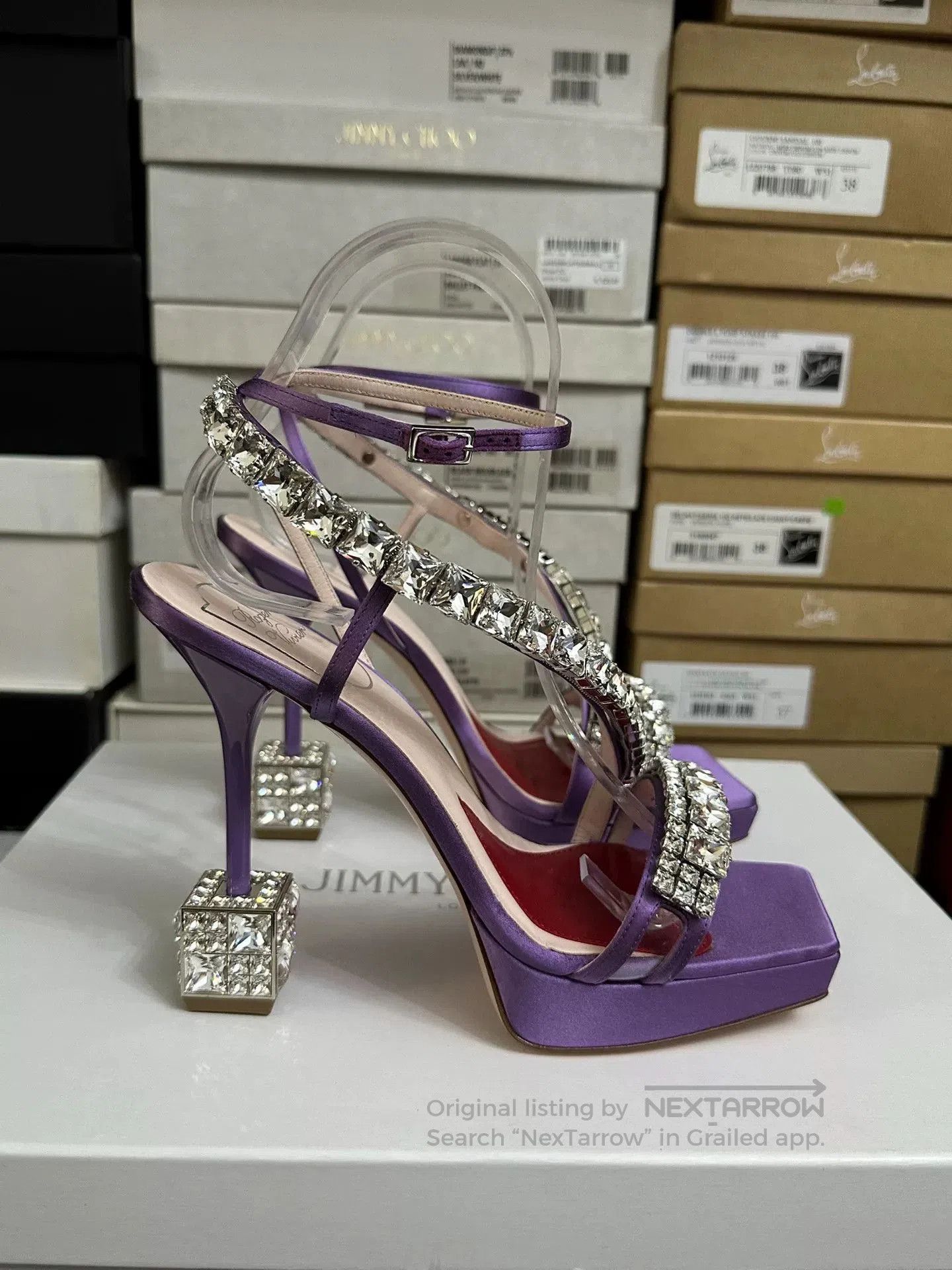 Roger Vivier Roger Vivier Crystal Embellished High Heels. Size US 7 / IT 37 - 3 Thumbnail