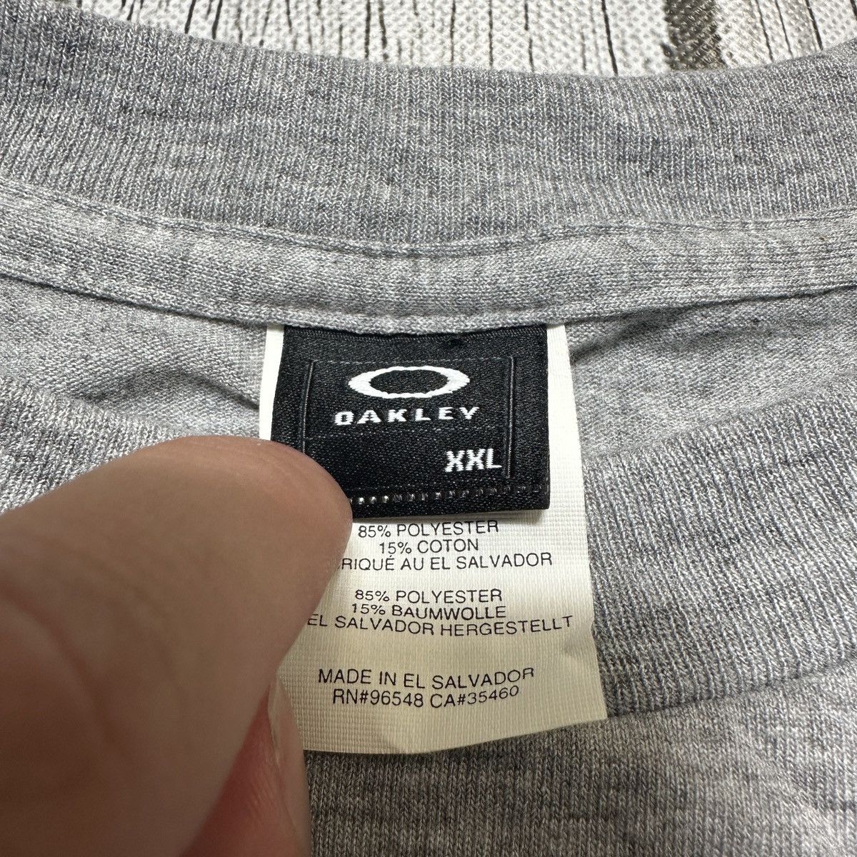 Vintage Vintage Oakley long sleeve tee Size US XXL / EU 58 / 5 - 4 Thumbnail