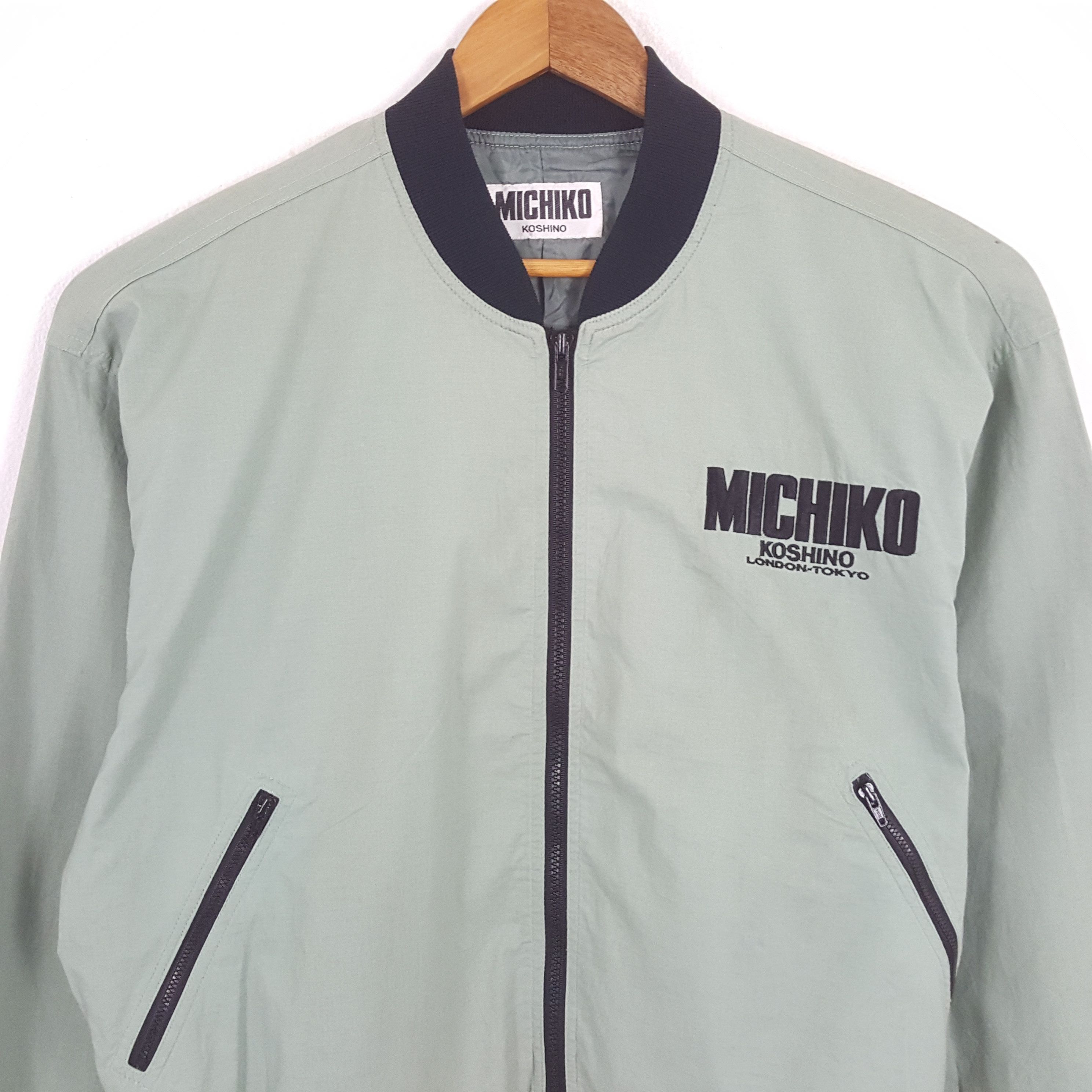 Japanese Brand × Vintage Vintage MICHIKO KOSHINO PUCKA CLOBBA Japan Brand Jacket Size US L / EU 52-54 / 3 - 4 Thumbnail