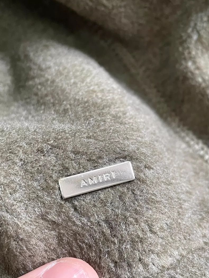 Amiri Amiri 21fw military stitching wool fleece jacket 2501-Nexta Size US S / EU 44-46 / 1 - 7 Thumbnail