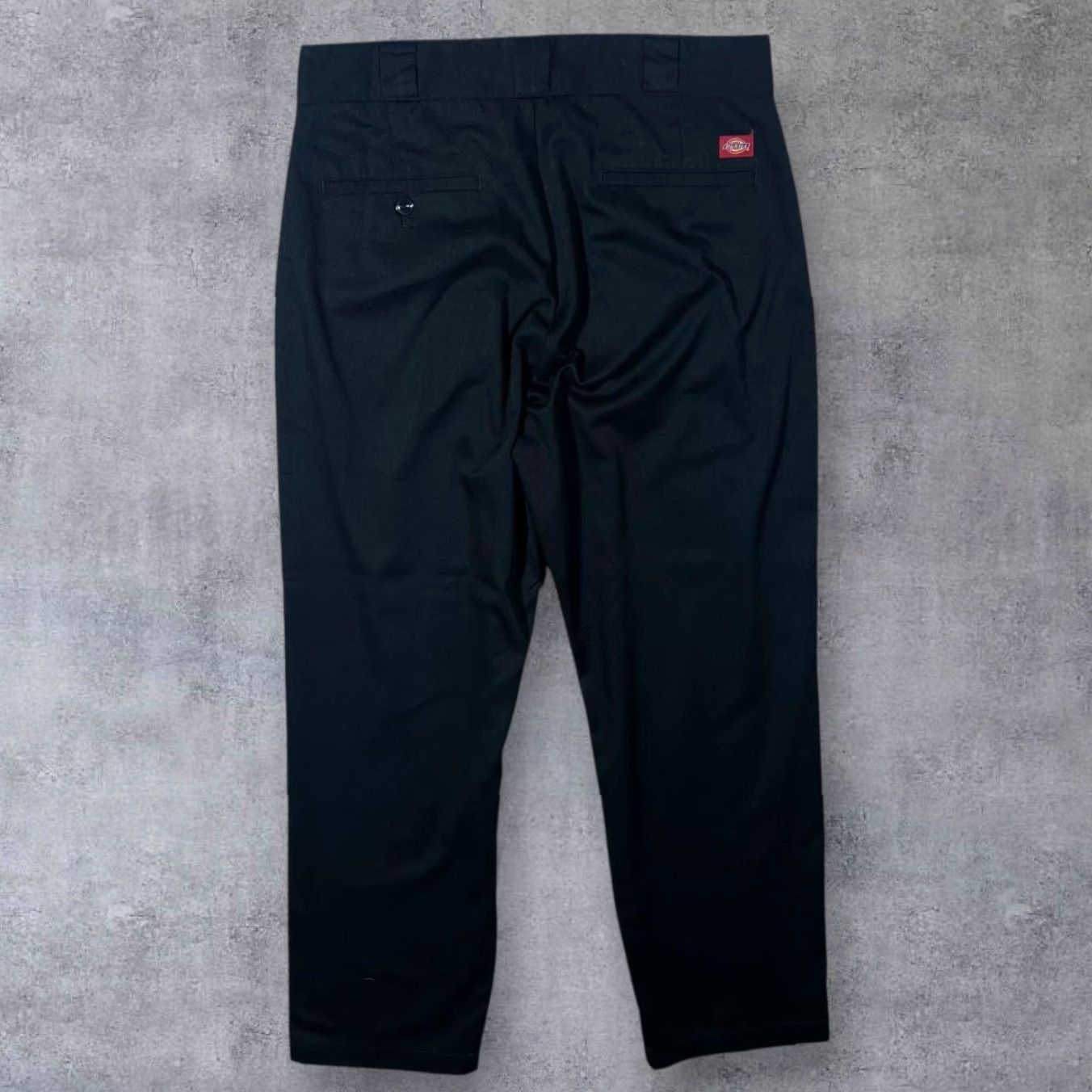 Dickies Dickies Black Polyester Cotton Blend Straight Leg Lightweight Trousers Medium Size US 31 - 3 Thumbnail