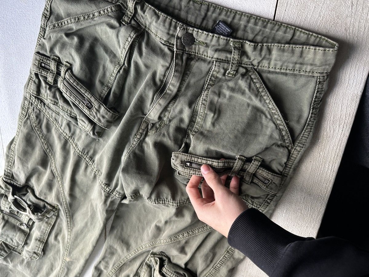 Other 🚨RARE 90s MULTIPOCKET Stone Wash OLIVE GREEN Jeans Mens 30 Size US 30 / EU 46 - 8 Thumbnail