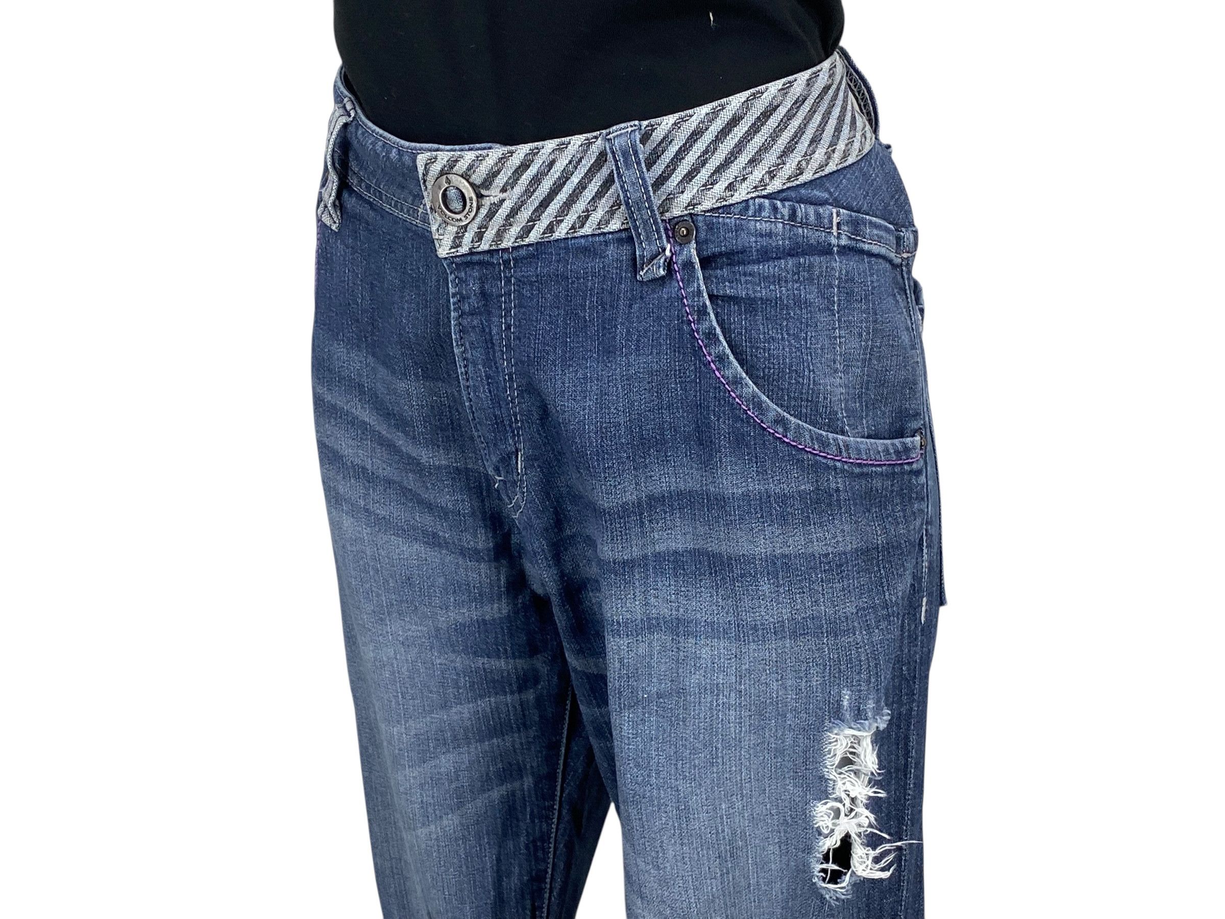 Volcom Volcom Denim Hip Hop Skateboards Baggy Pants Size US 32 / EU 48 - 5 Thumbnail