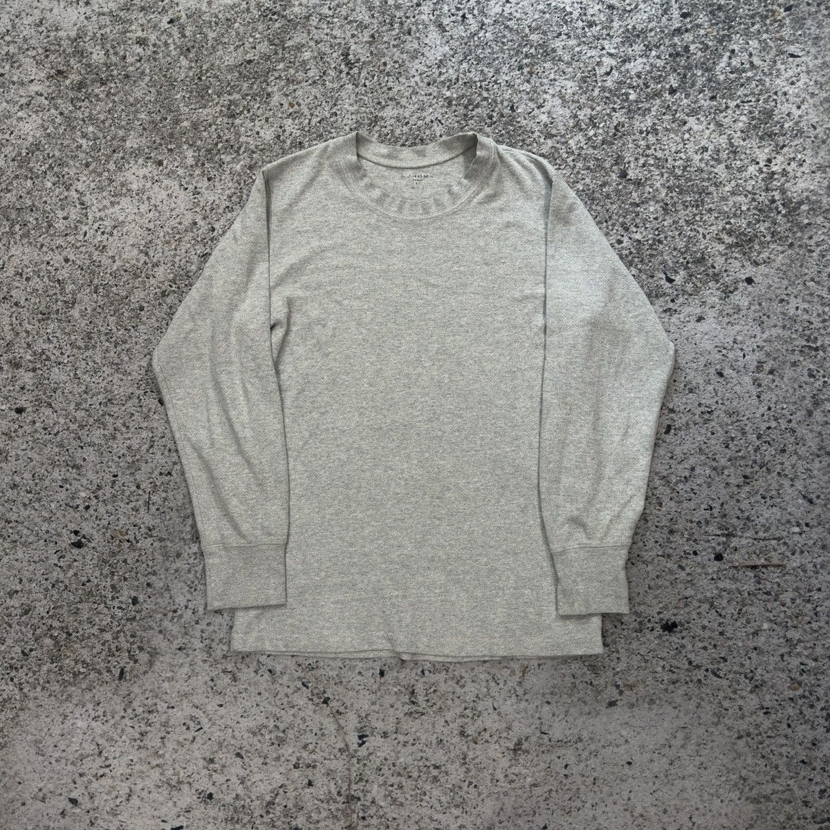 Vintage Thermal Longsleeve Shirt Thrashed Faded ERD Grunge Chrome Size US L / EU 52-54 / 3 - 1 Thumbnail