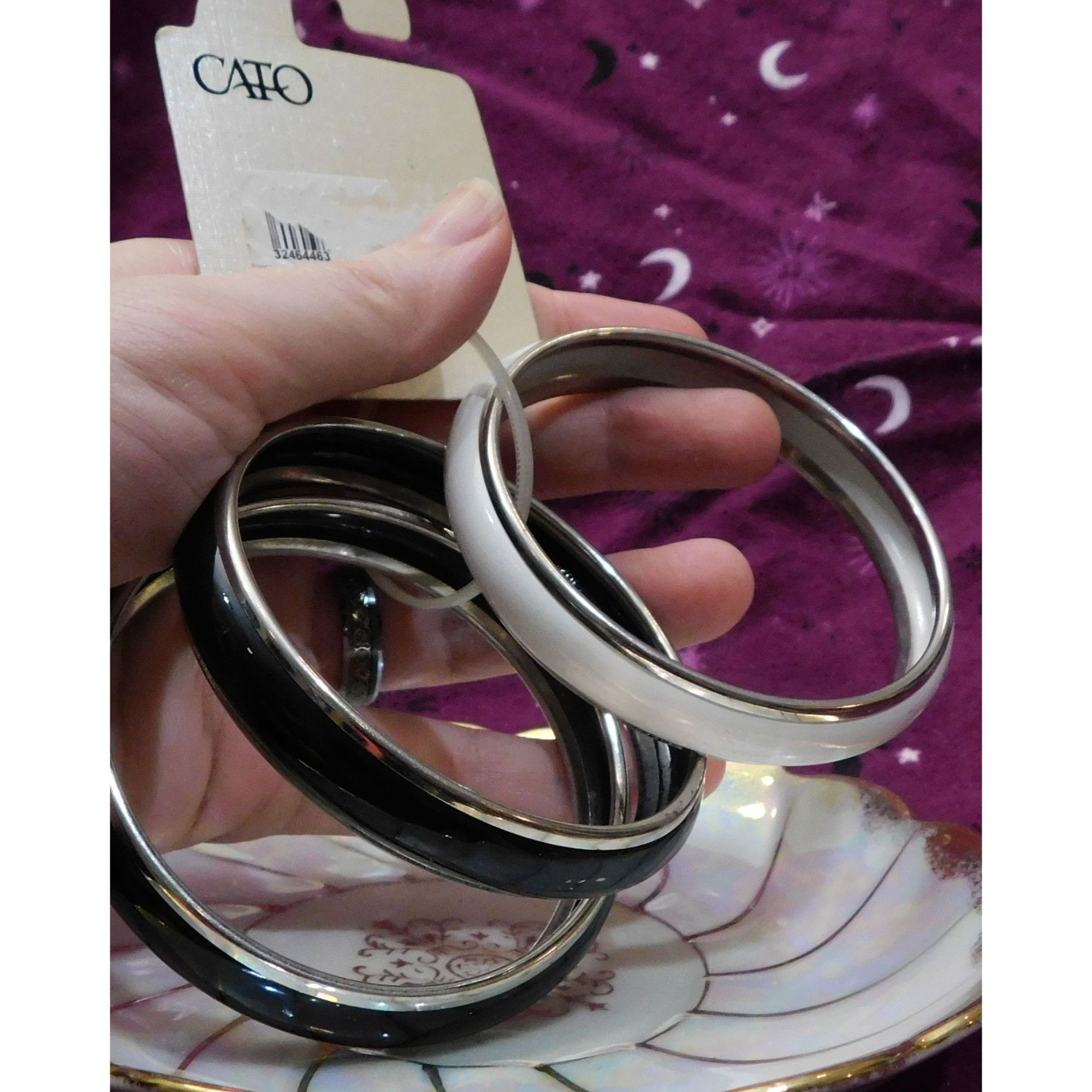 Other Cato Black And White Bangle Set (New With Defect) Size ONE SIZE - 1 Thumbnail