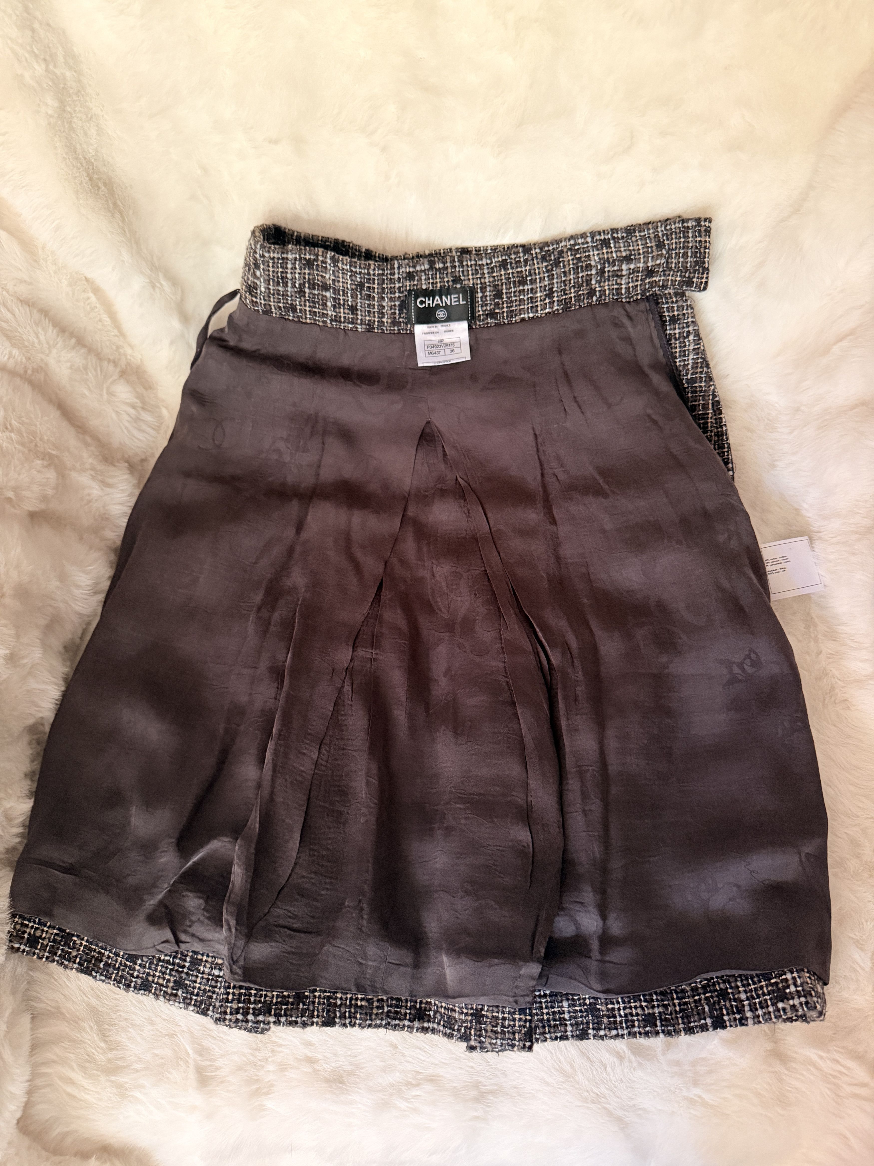 Chanel CHANEL Vintage 2009 Tweed Skirt FR36 Karl Lagerfeld Size 25" / US 0 / IT 36 - 11 Thumbnail