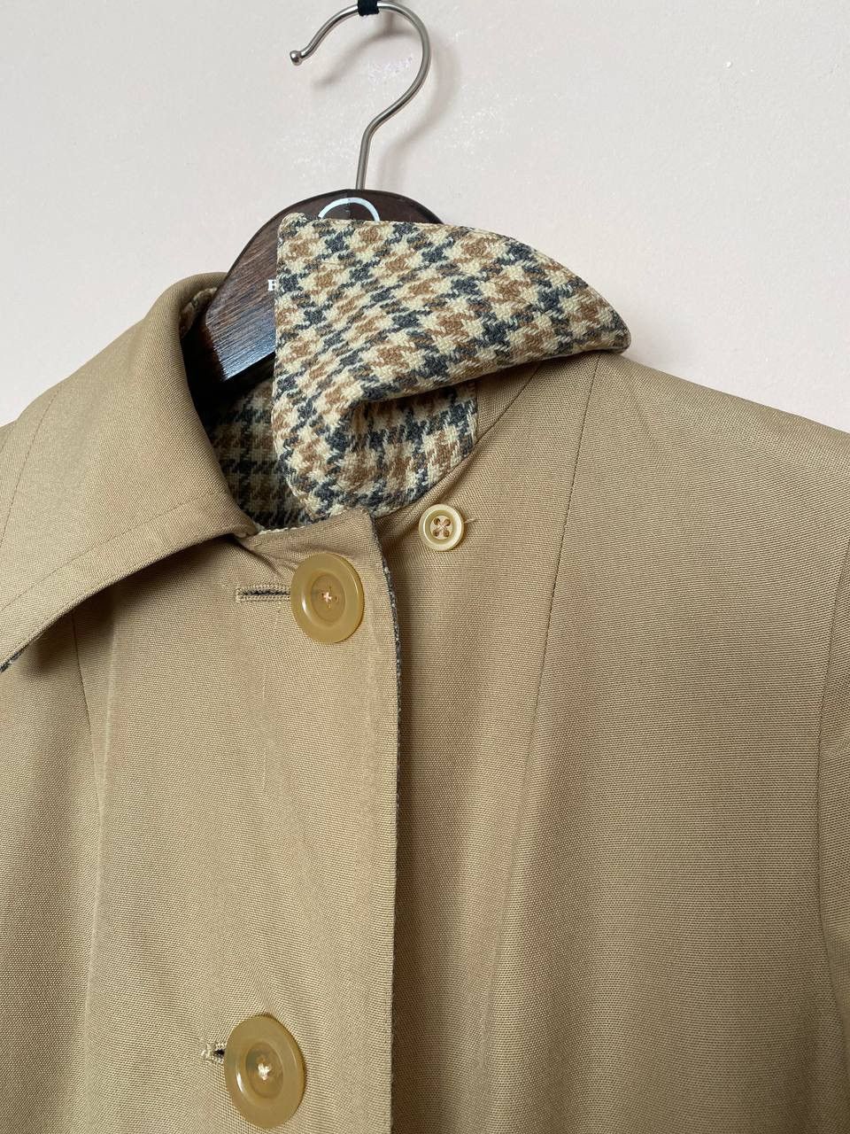 Aquascutum 🔥 VTG AQUASCUTUM REVERSIBLE TRENCH COATS WOOL Size XS / US 0-2 / IT 36-38 - 14 Thumbnail