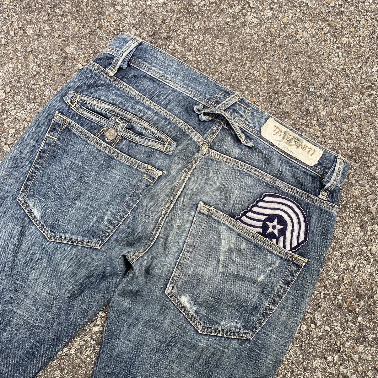 Jimmy Taverniti Flare Jeans Taverniti So Jean by Jimmy Taverniti Distressed Size US 32 / EU 48 - 10 Thumbnail