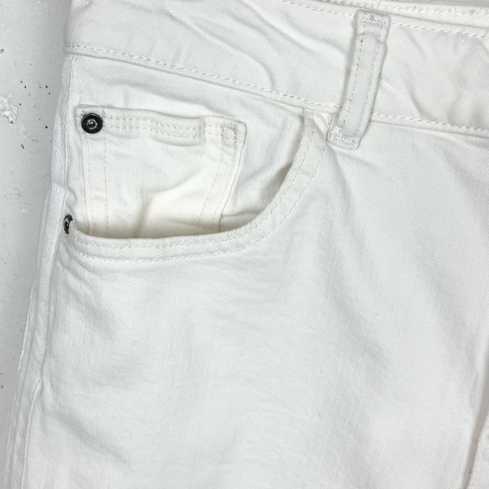 DL1961 DL1961 Patti High Rise Straight Jeans Donovan White Size 29 Size 29" - 10 Thumbnail