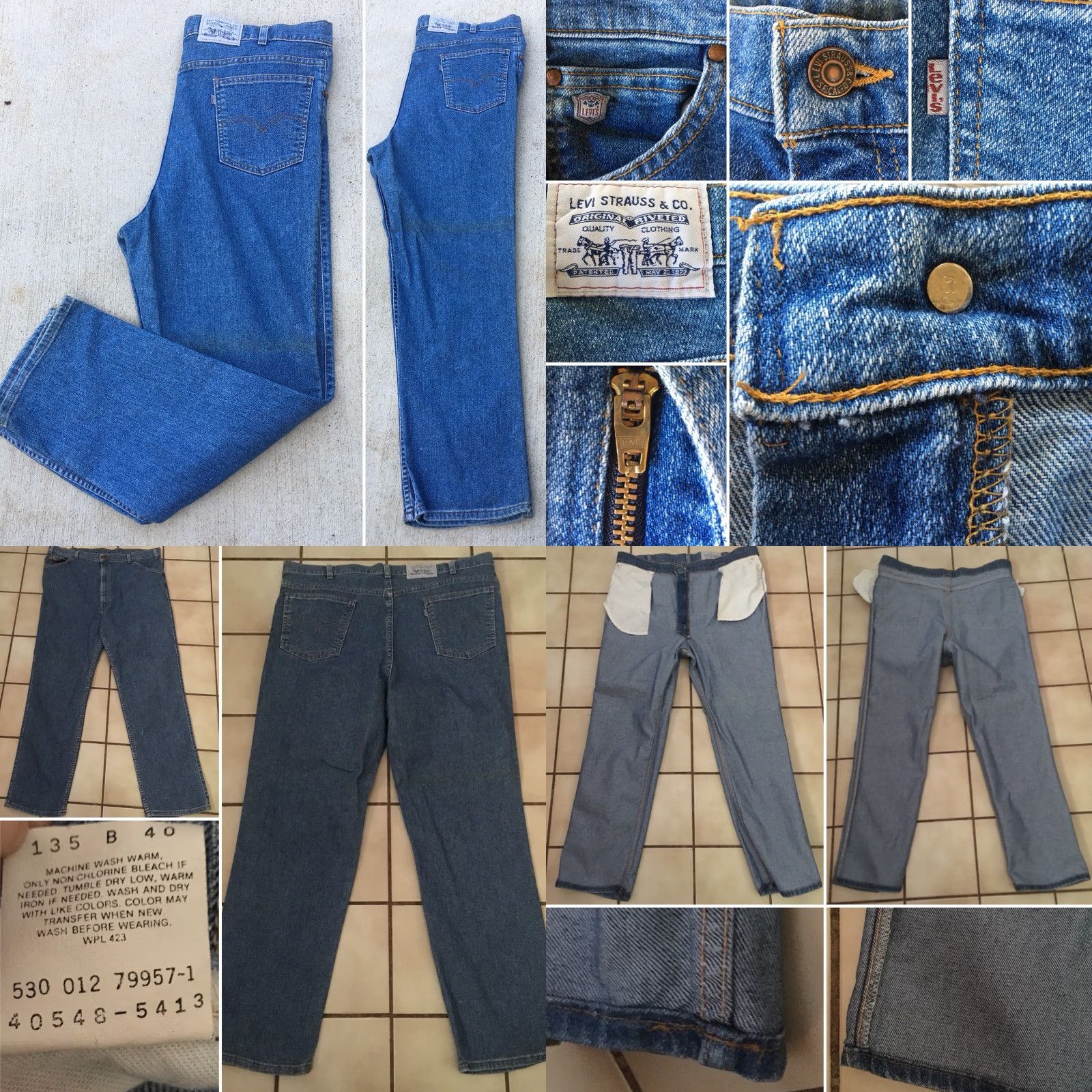 Vintage VINTAGE Levi’s Jeans Relaxed Fit Made In USA Size W40 L30 Blue Denim Casual Mens Size US 40 / EU 56 - 8 Thumbnail