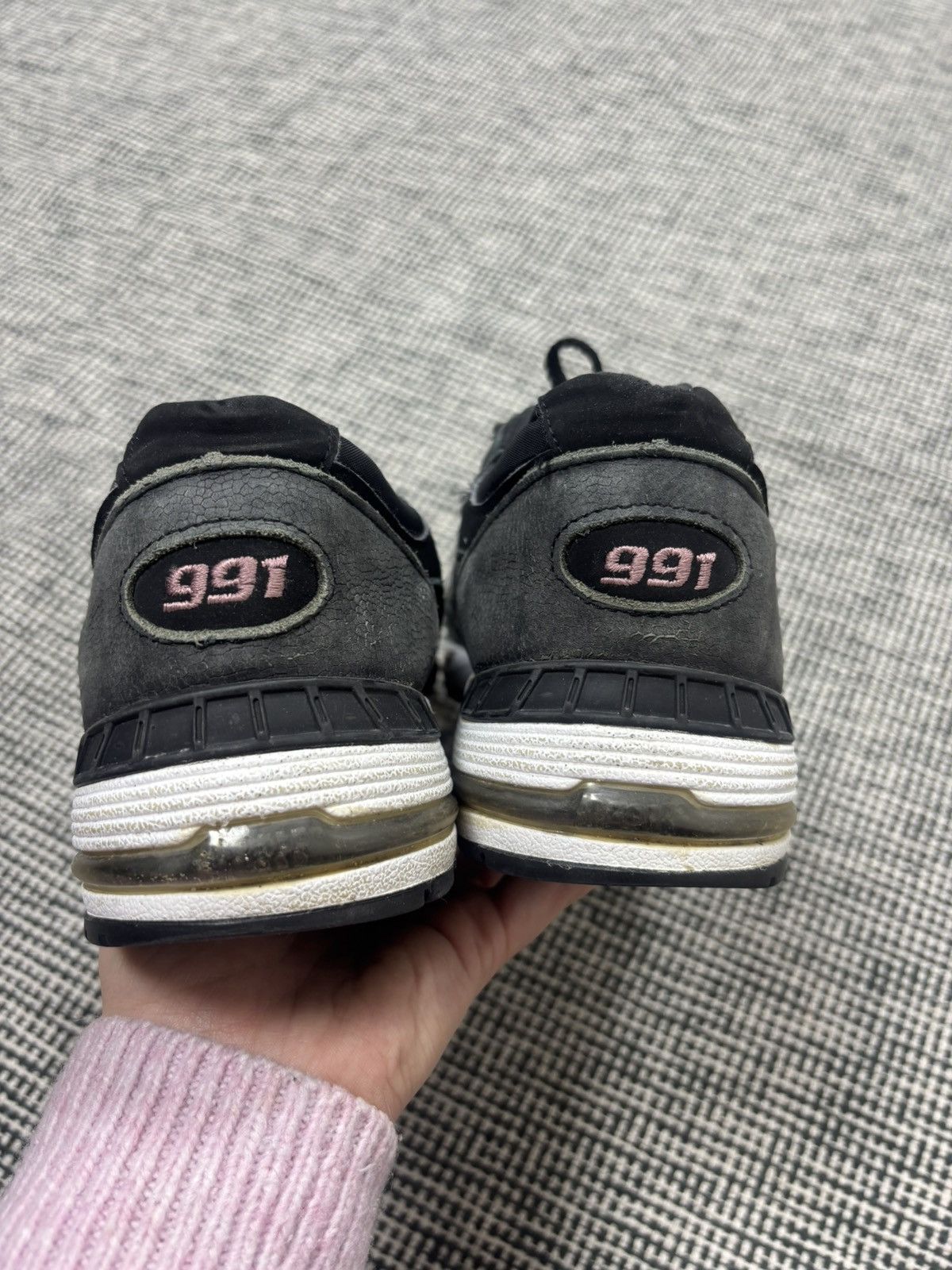 New Balance new balance 991 made in England gray pink essentials Size US 8 / IT 38 - 4 Thumbnail