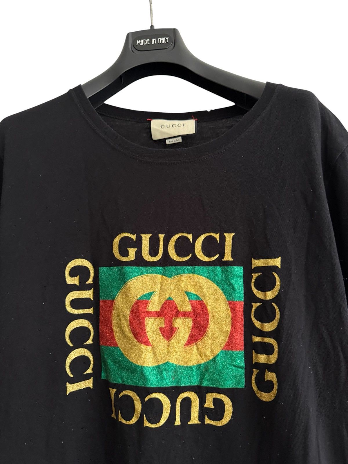 Gucci Gucci Fake Logo T-Shirt Size US S / EU 44-46 / 1 - 2 Thumbnail