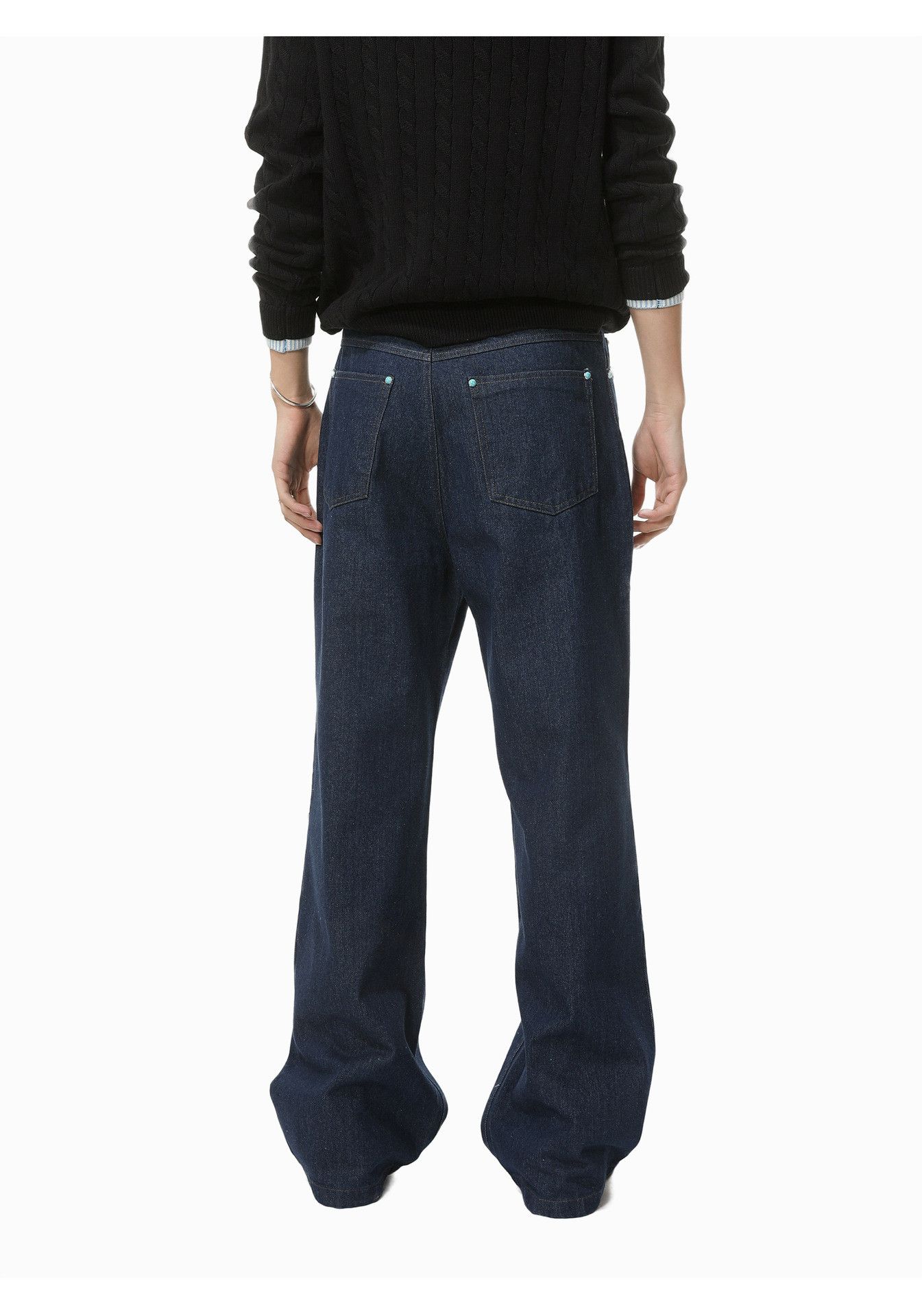 Japanese Brand Men's Japanese Retro Loose Casual Wide-Leg Jeans Size US 32 / EU 48 - 4 Thumbnail