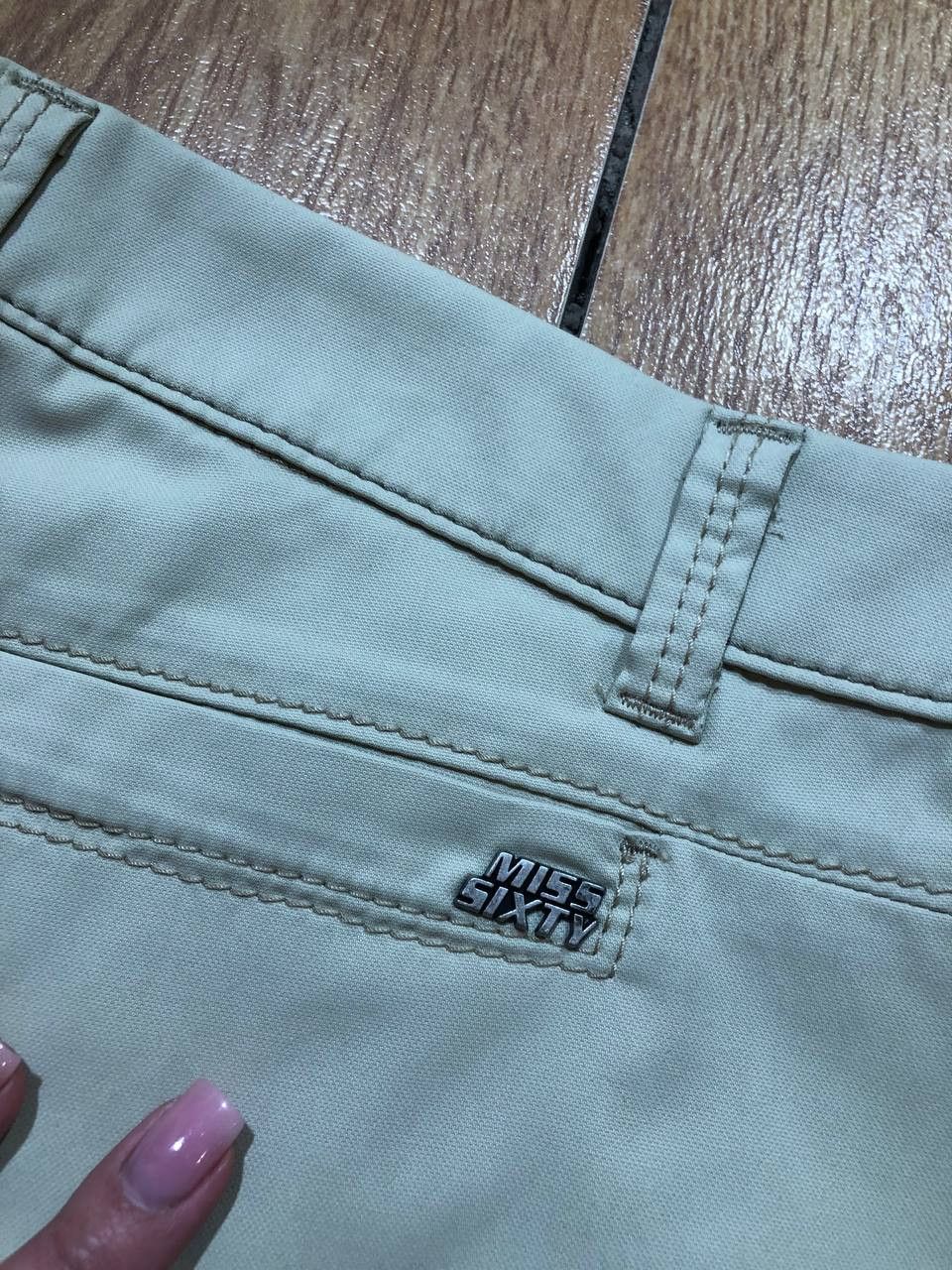 Miss Sixty VINTAGE Miss Sixty Beige Ladies Trousers flared pants Y2K, Size 28" / US 6 / IT 42 - 12 Thumbnail