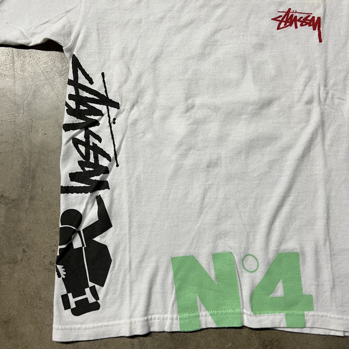 Hypebeast × Stussy Vintage 2000’s Stussy Logo Graphic T-Shirt Size US S / EU 44-46 / 1 - 3 Thumbnail