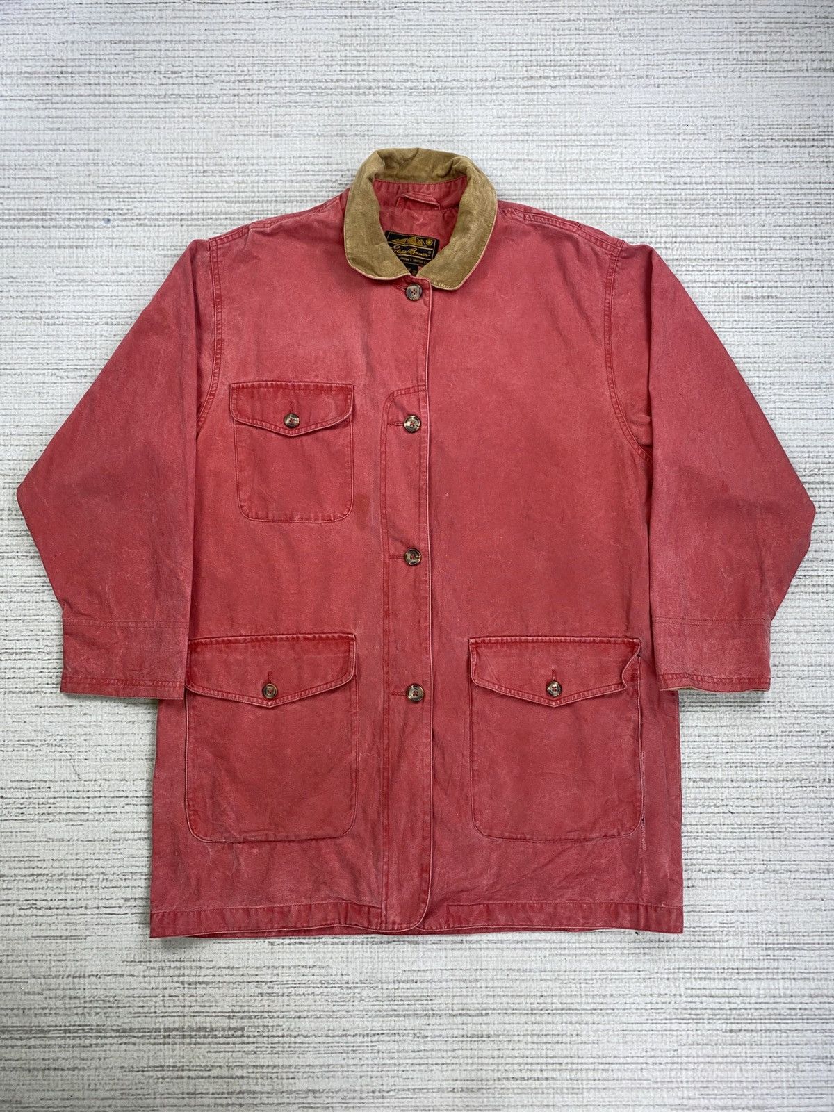 Eddie Bauer Vintage 80s Eddie Bauer Chore Jacket Size US L / EU 52-54 / 3 - 1 Thumbnail