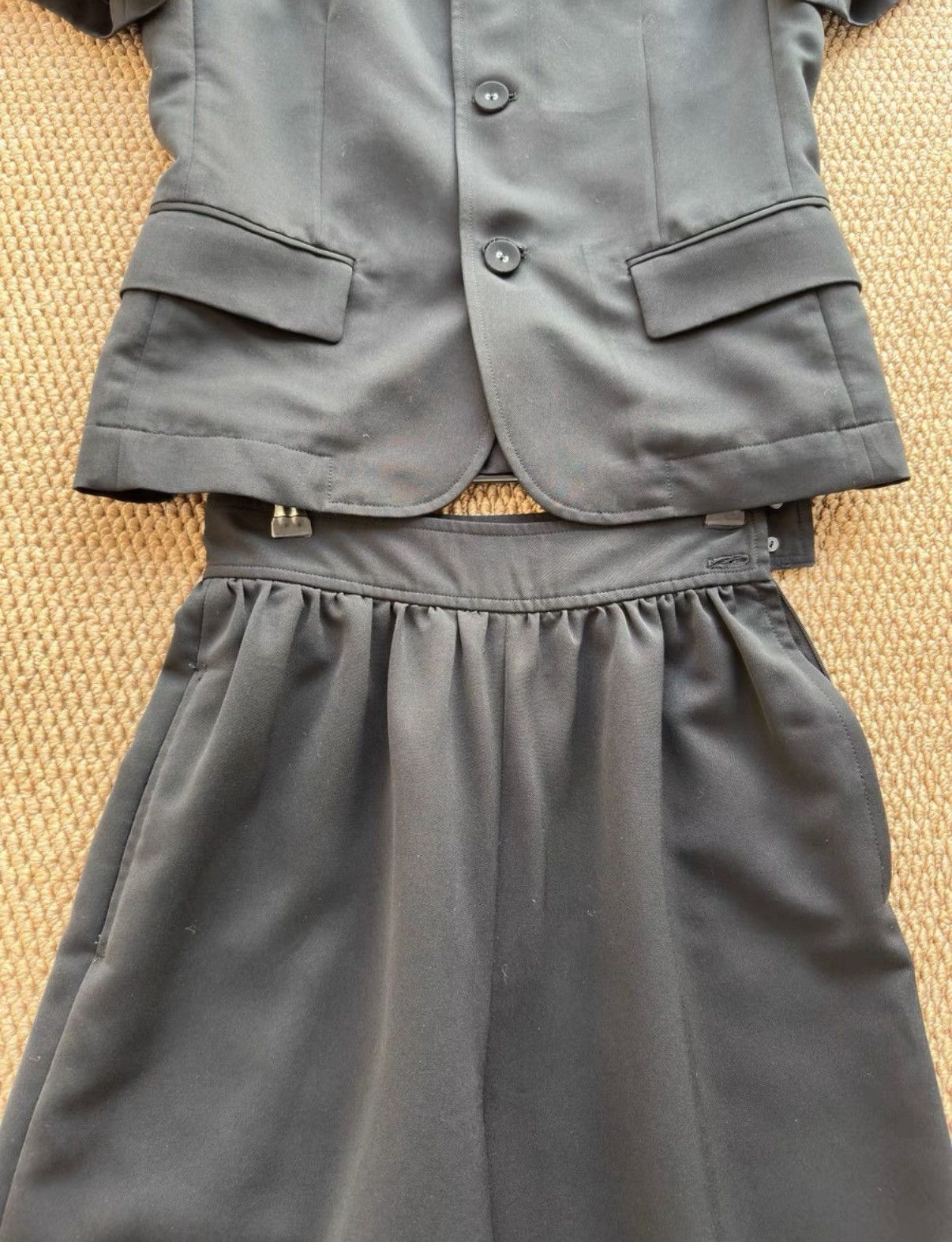 Comme des Garcons Comme des Garcons Wool Shirt & Wide-Leg Pants Set K23 Size M / US 6-8 / IT 42-44 - 6 Thumbnail