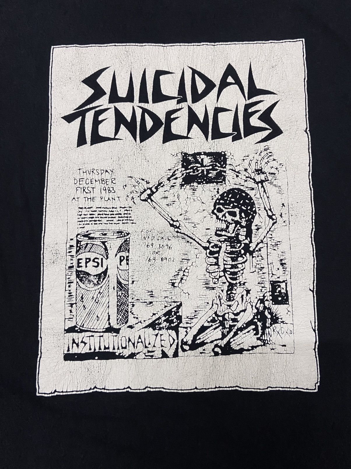 Band Tees Suicidal Tendencies "Institutionalized," Tee Size US M / EU 48-50 / 2 - 14 Thumbnail