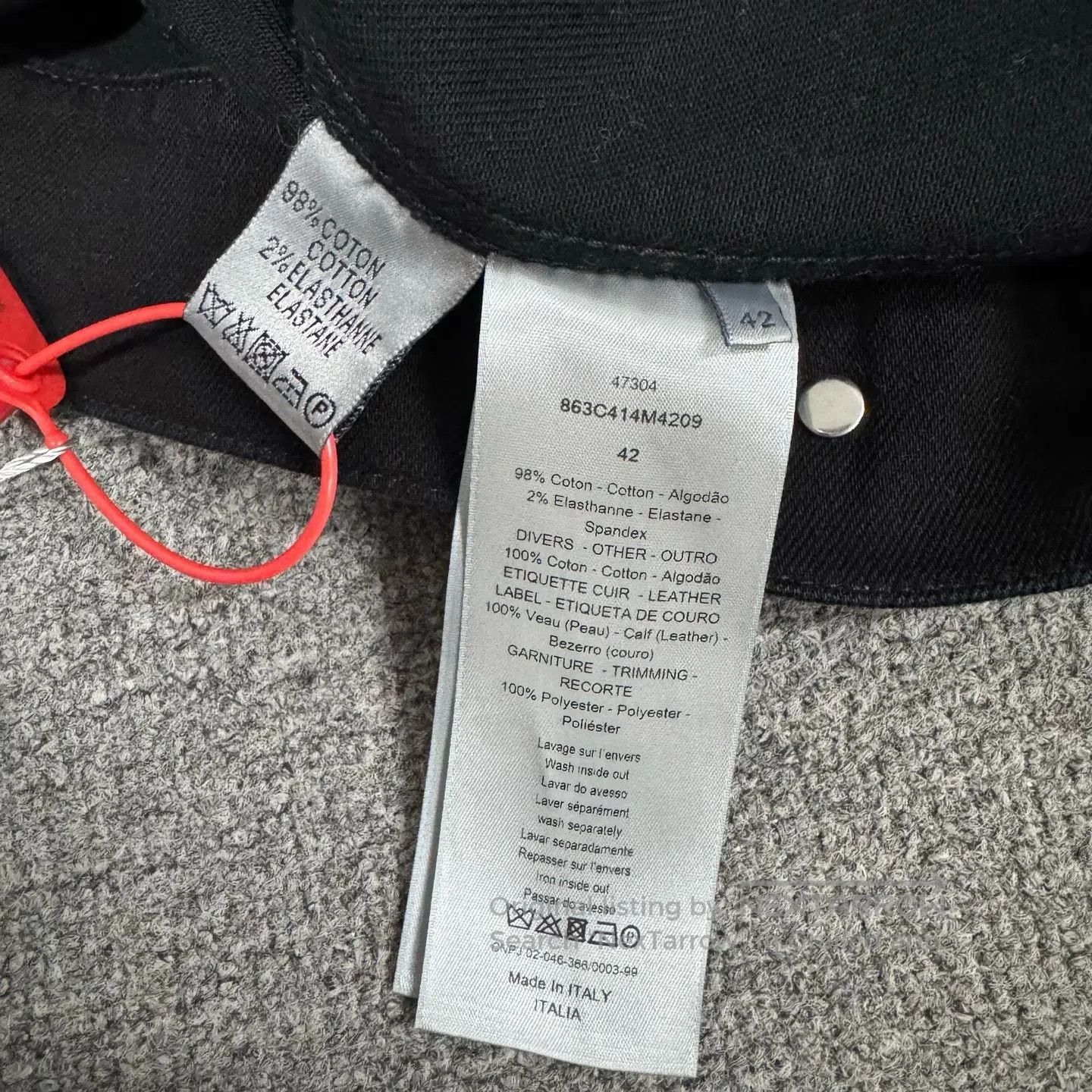 Dior Dior size 42 Rose embroidery badge denim jacket| Size L / US 10 / IT 46 - 8 Thumbnail