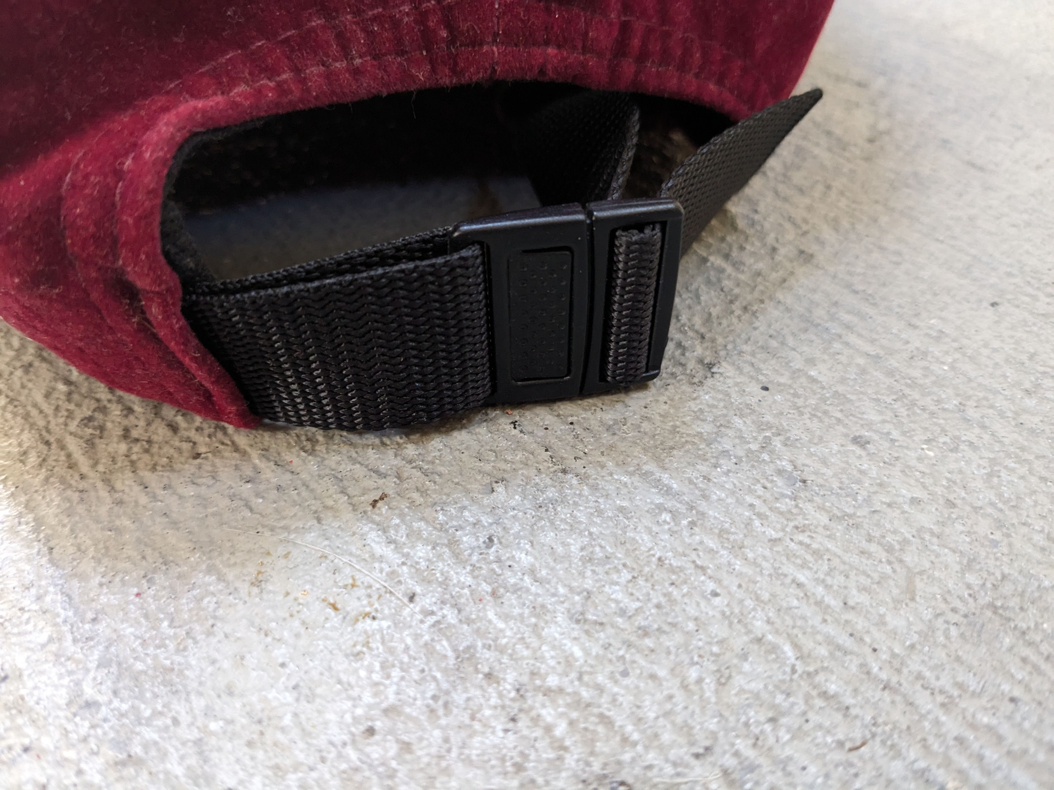 Supreme Supreme Velour Camp Cap 5 Panel Maroon Burgundy SS16 Size ONE SIZE - 9 Thumbnail