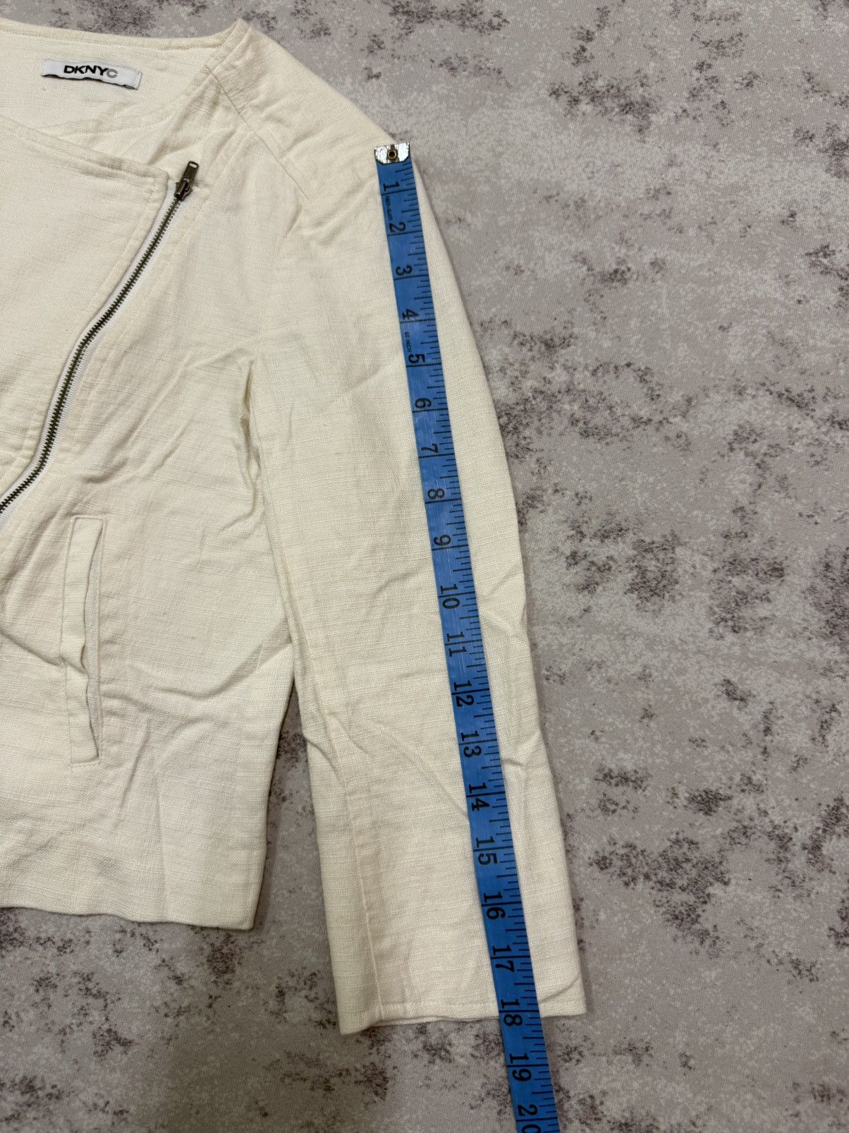 DKNY DKNYC LINEN JACKET Size XS / US 0-2 / IT 36-38 - 19 Thumbnail